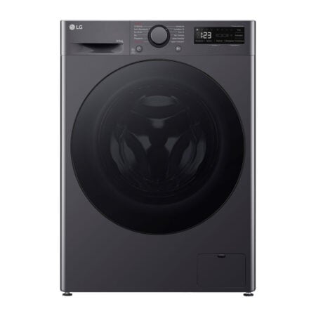 LG V5WD95SLIMB Was-droogcombinatie Vrijstaand Voorlader Zwart DHZ4993