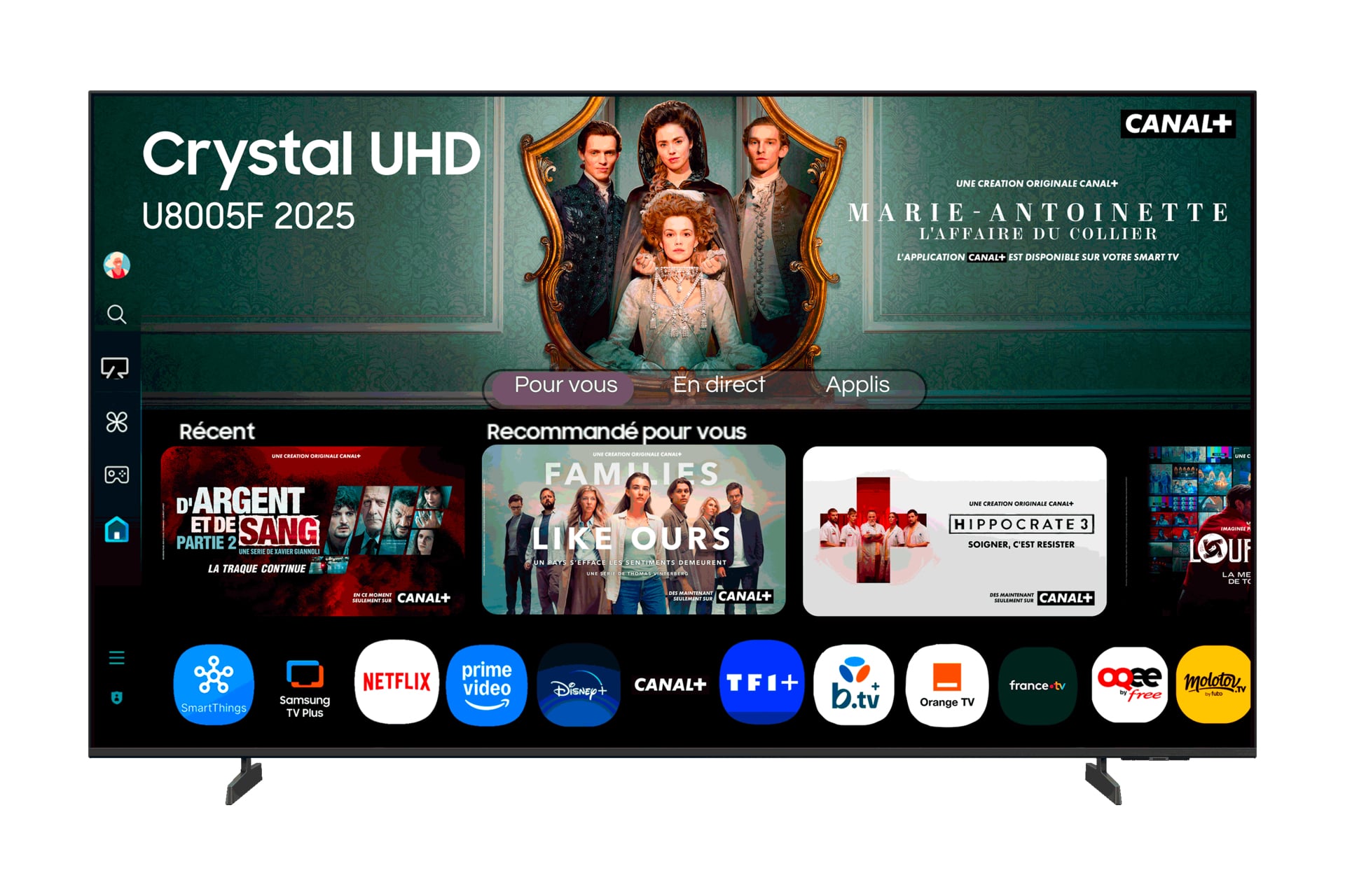 Samsung TU58U8005F 147,3 cm (58") 4K Ultra HD Smart TV Wifi Zwart DHZ5054 - Afbeelding 12
