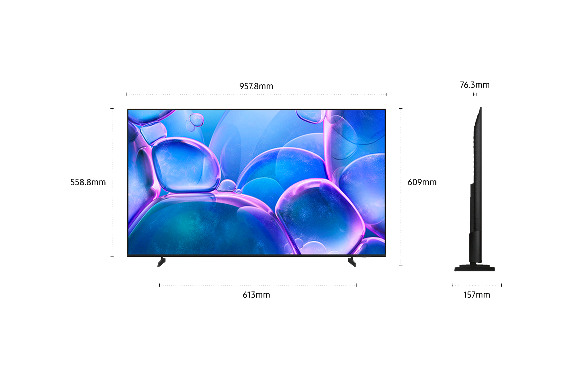 Samsung TU43U7005F 109,2 cm (43") 4K Ultra HD Smart TV Wifi Zwart DHZ5045 - Afbeelding 6