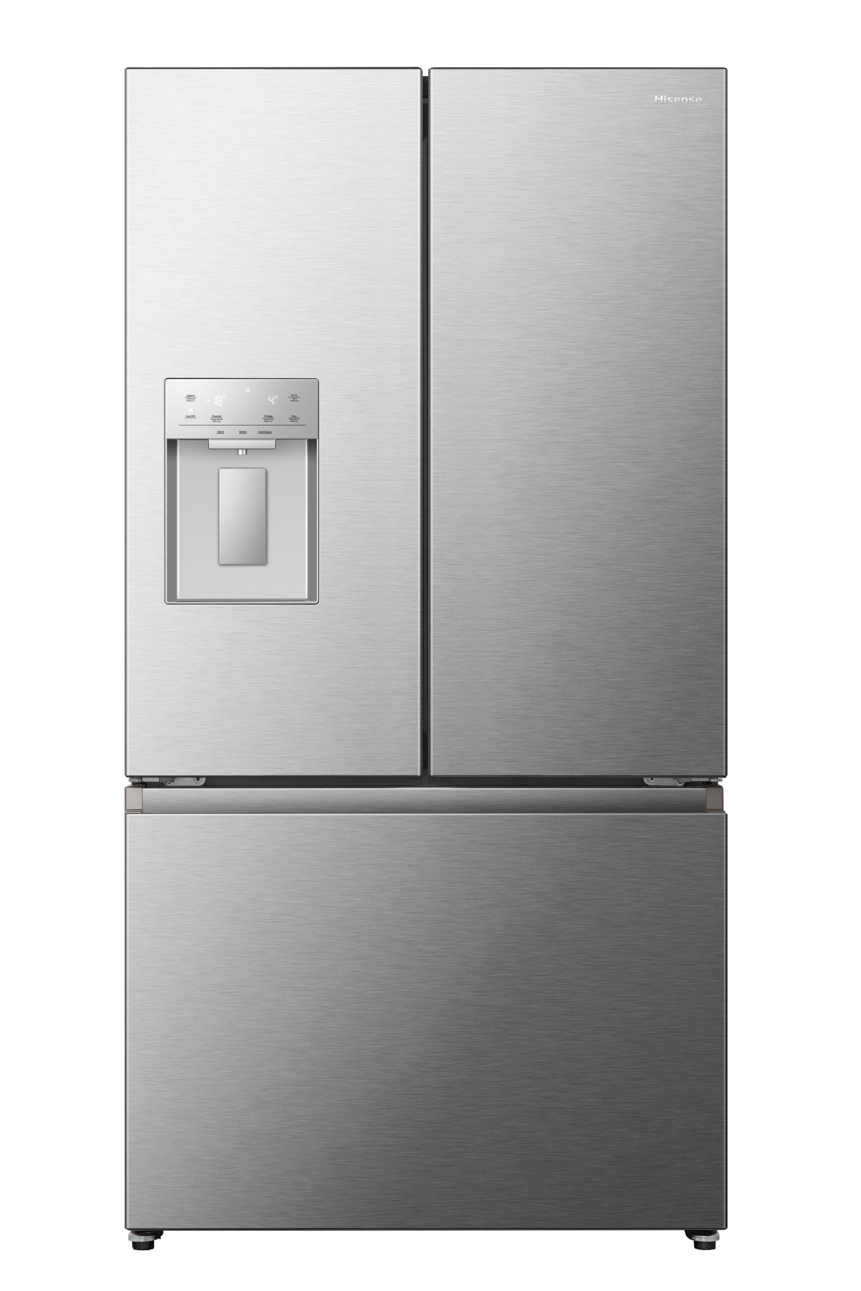 Hisense RF815N4SESE amerikaanse koelkast Vrijstaand 634 l Roestvrijstaal - VERPAKKING SCHADE - EWO4880