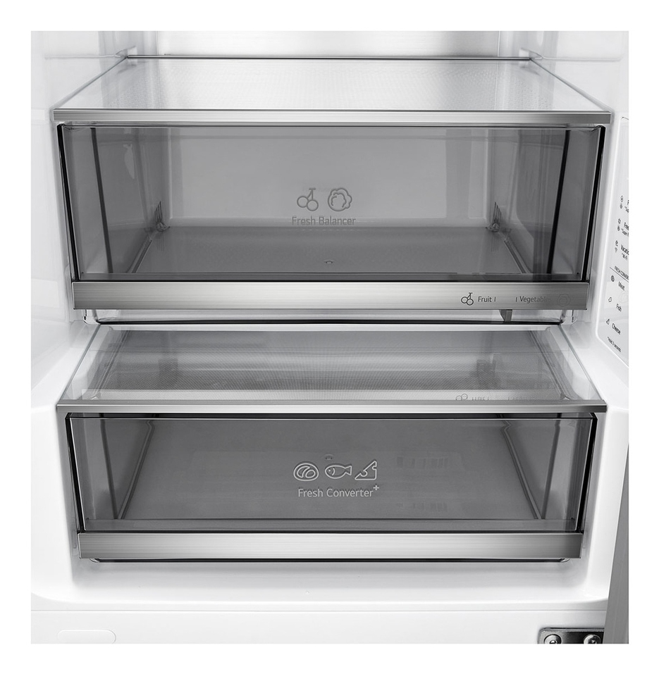 LG GBBS514AMB koel-vriescombinatie Vrijstaand 333 l Roestvrijstaal DHZ4972 - Afbeelding 8