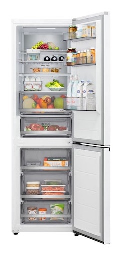 LG GBBS716ASW koel-vriescombinatie Vrijstaand 333 l Wit DHZ4974 - Afbeelding 4