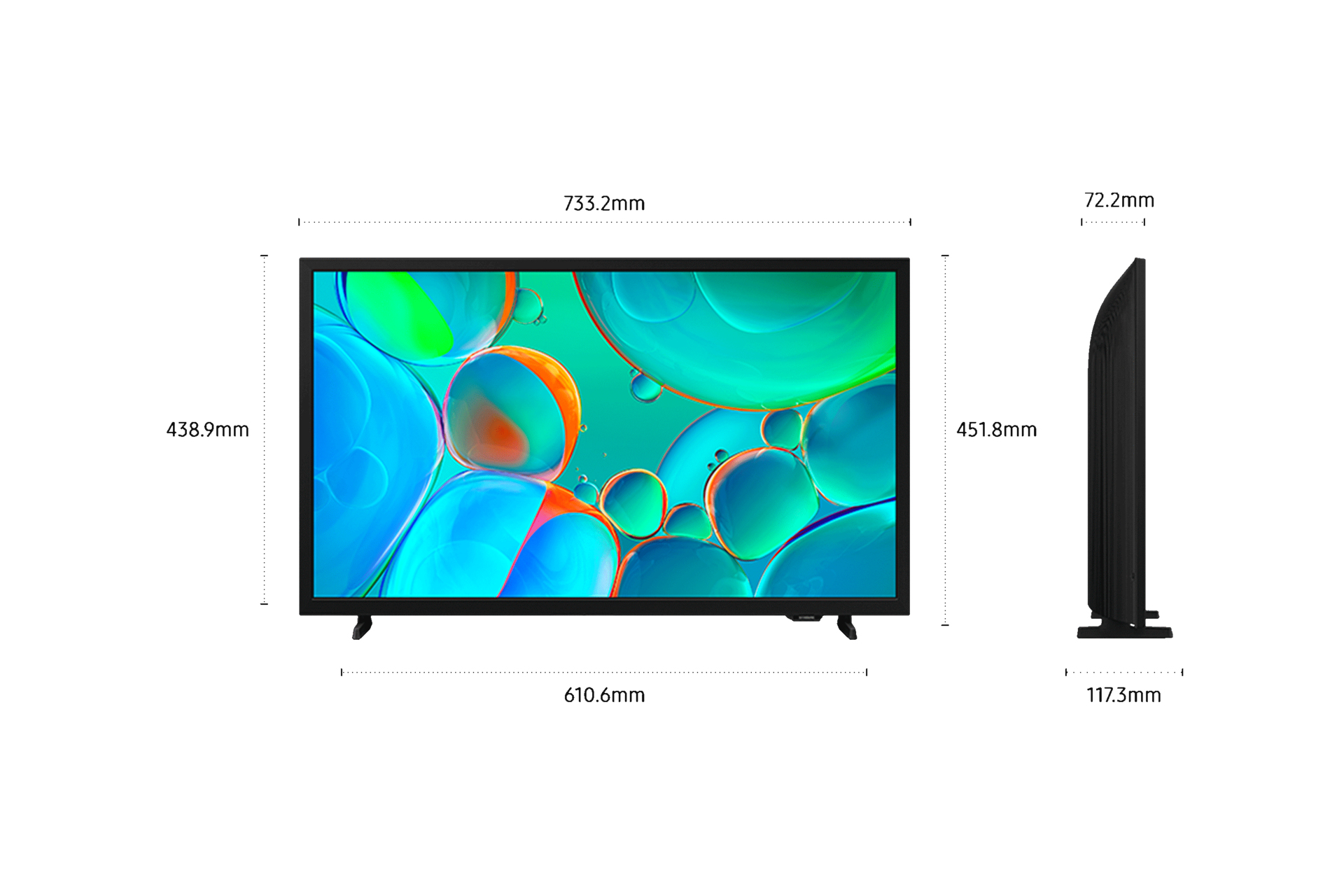 Samsung TU32H5005F 81,3 cm (32") HD Smart TV Wifi Zwart DHZ5043 - Afbeelding 6
