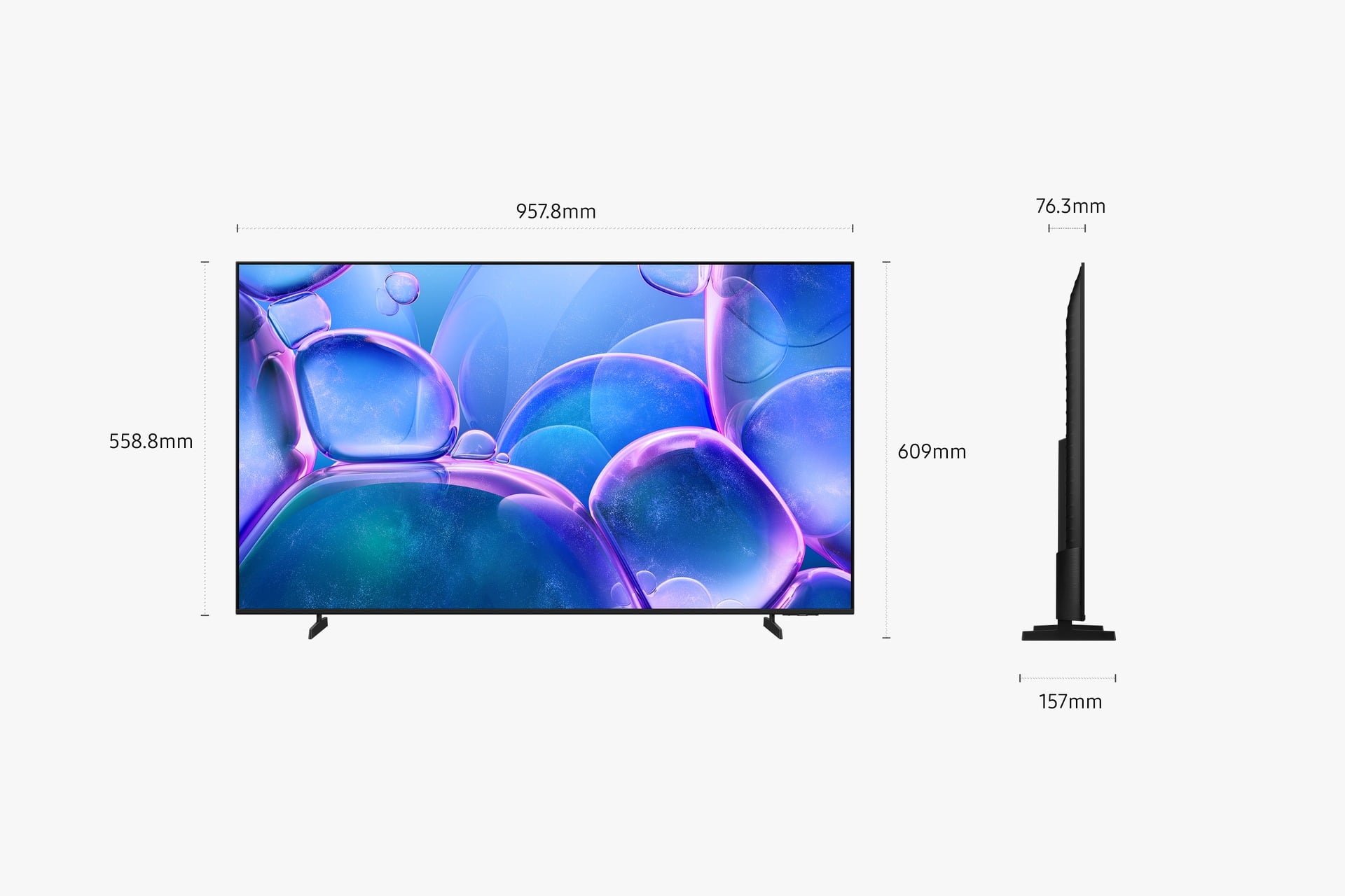 Samsung TU43U7025F 109,2 cm (43") 4K Ultra HD Smart TV Wifi Zwart DHZ5049 - Afbeelding 6