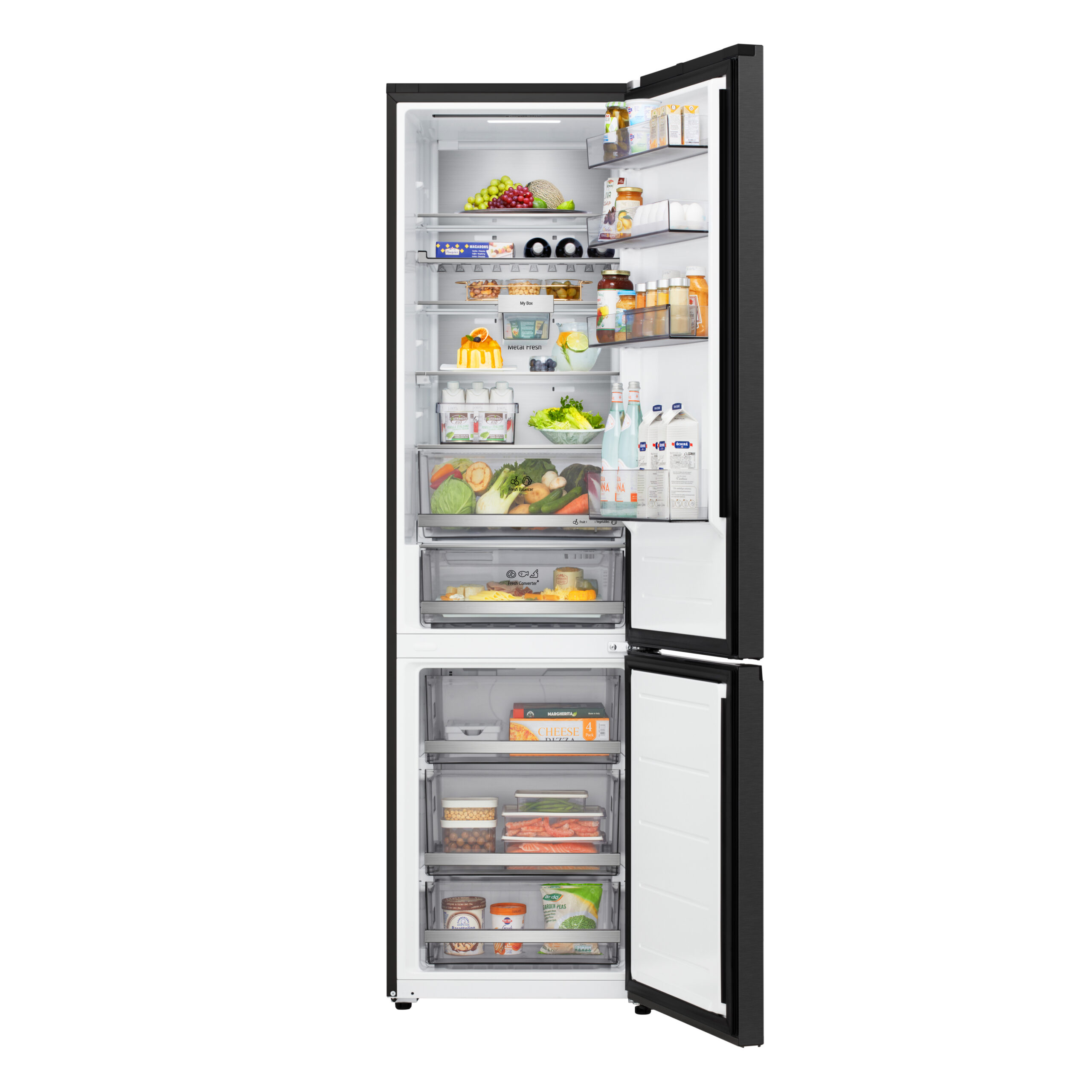 LG GBBS726AEV Vrijstaand 375 l Zwart DHZ5117 - Afbeelding 3