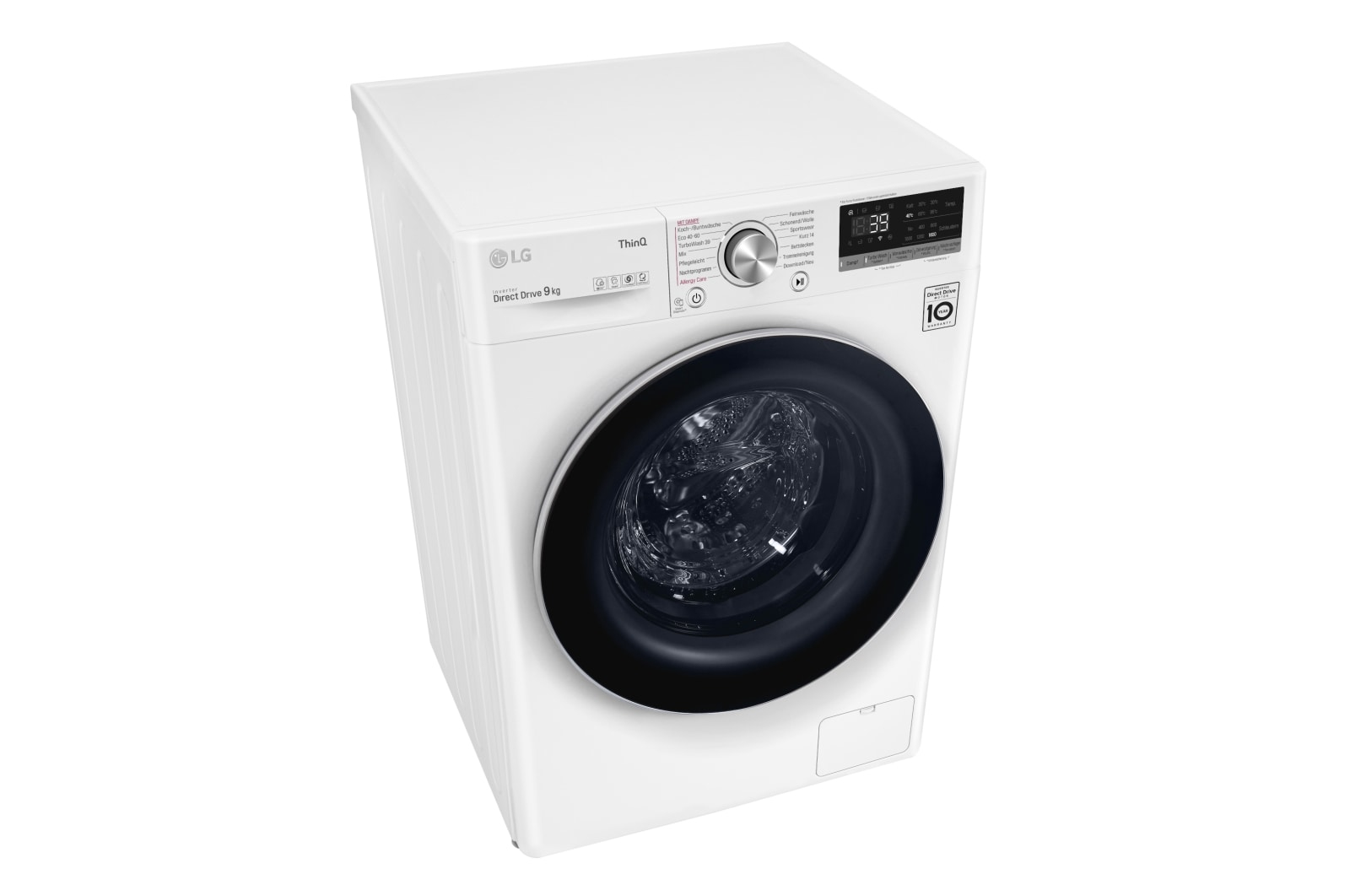 LG F6WV709P1 wasmachine Voorlader 9 kg 1560 RPM Zwart, Wit DHZ4966 - Afbeelding 9