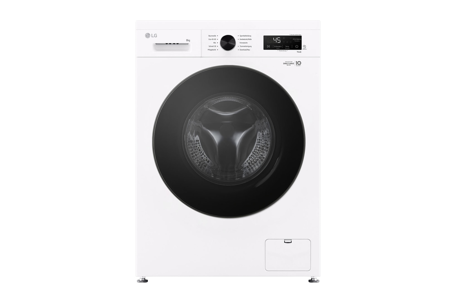 LG F4WB308Y wasmachine Voorlader 8 kg 1350 RPM Wit DHZ4955 - Afbeelding 11