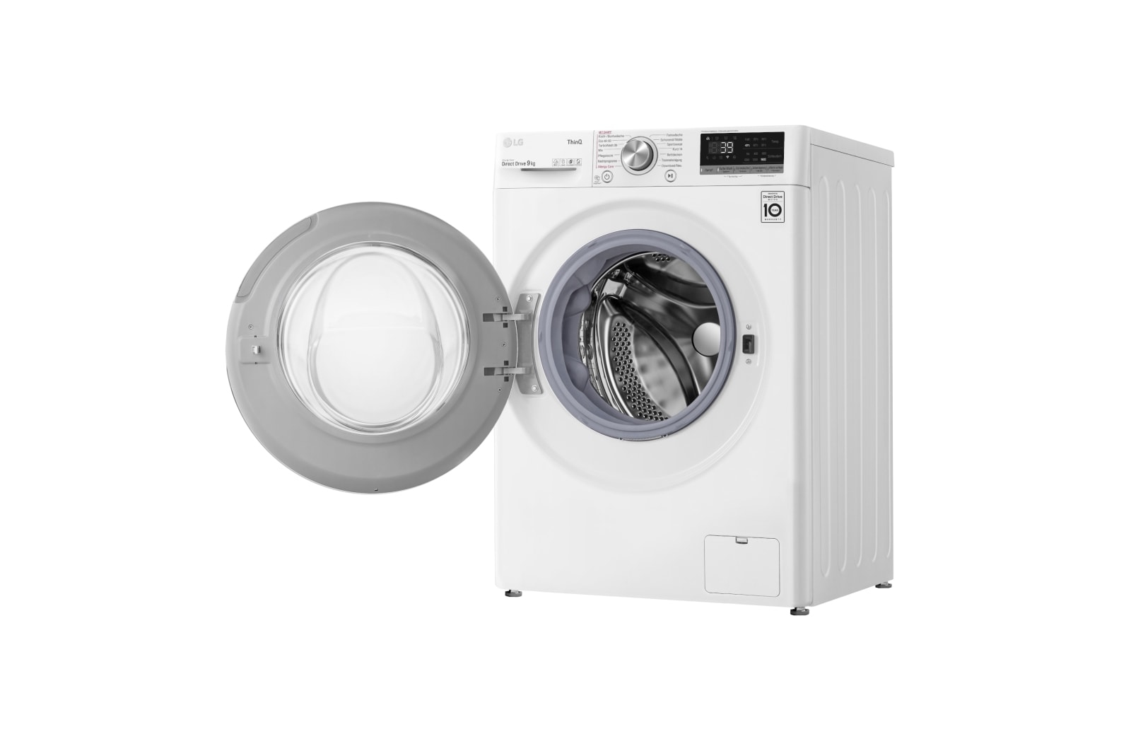 LG F6WV709P1 wasmachine Voorlader 9 kg 1560 RPM Zwart, Wit DHZ4966 - Afbeelding 12