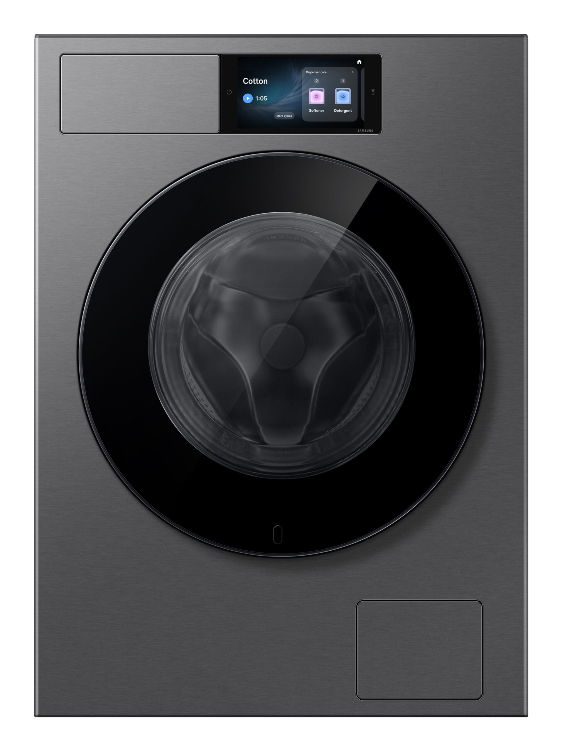 Samsung WF90H09C4ST2 wasmachine Voorlader 9 kg 1400 RPM Staal, Zwart