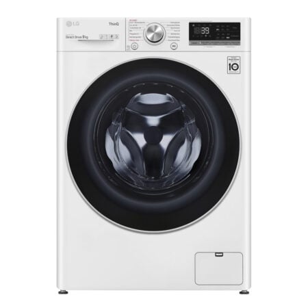 LG F6WV709P1 wasmachine Voorlader 9 kg 1560 RPM Zwart, Wit DHZ4966