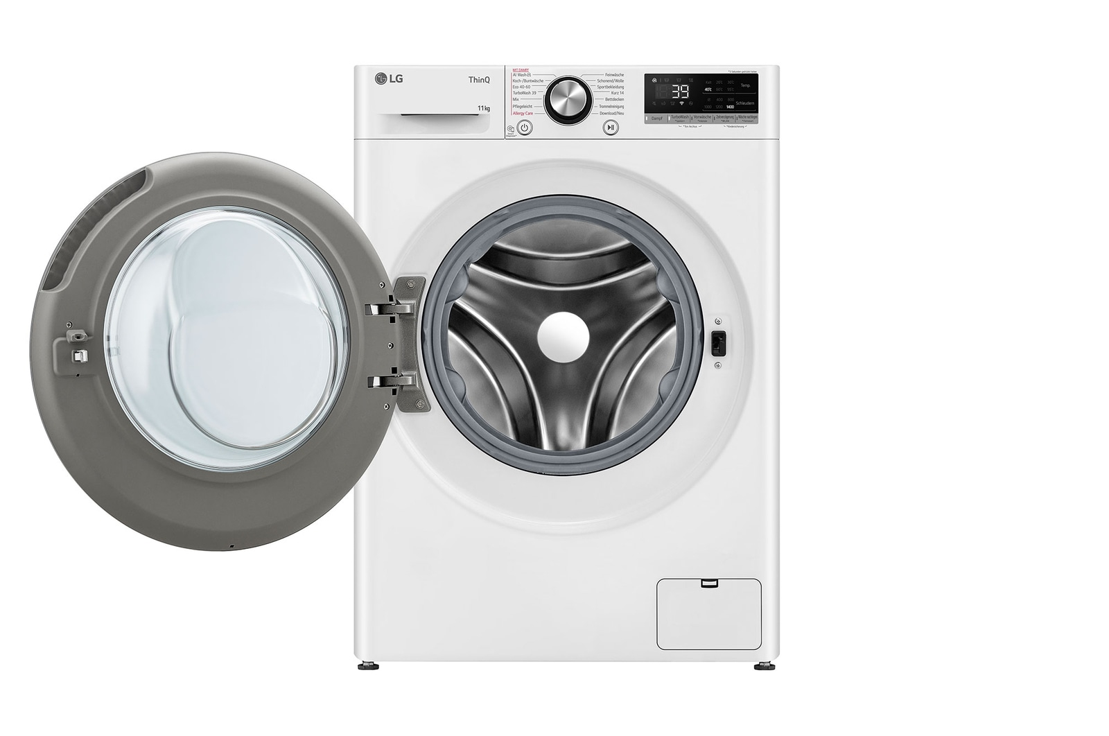 LG F4W11A wasmachine Voorlader 11 kg 1350 RPM Wit DHZ4953 VERPAKKINGSCHADE - Afbeelding 3
