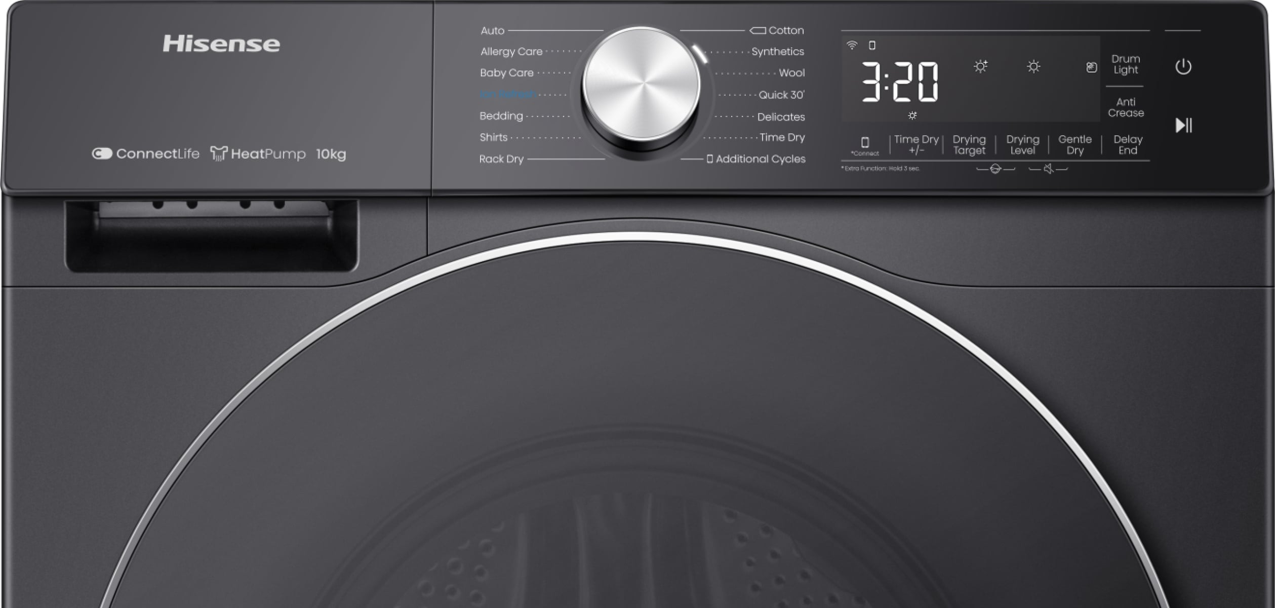 Hisense DH5S102BB wasdroger Vrijstaand Voorlader 10 kg Zwart EWO4997 - Afbeelding 8
