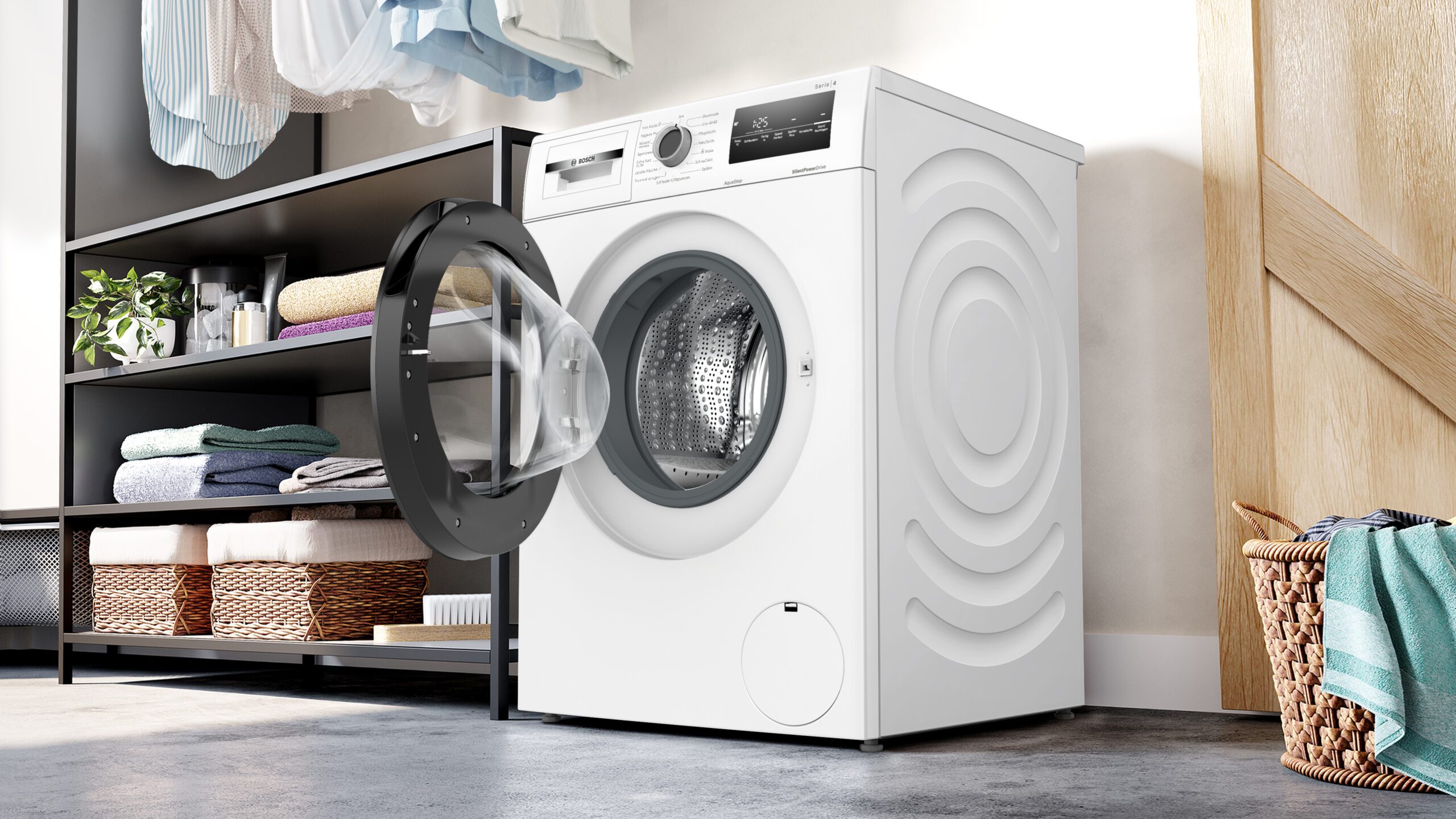 Bosch Serie 4 WAN282ECO6 wasmachine Voorlader 8 kg 1400 RPM Wit DHZ5237 - Afbeelding 5