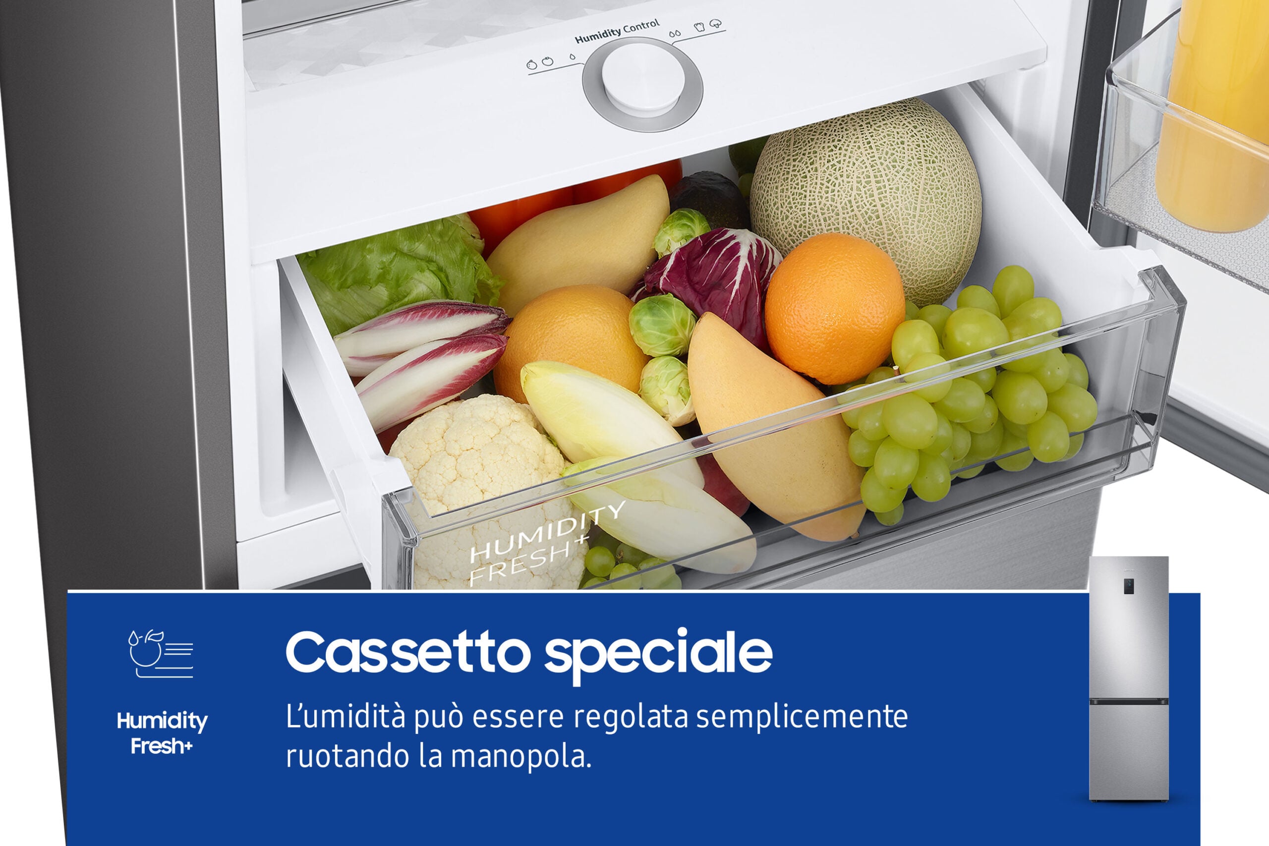 Samsung RB34C675DSA koel/vries combinaite Roestvrijstaal - EWO5269 - Afbeelding 6