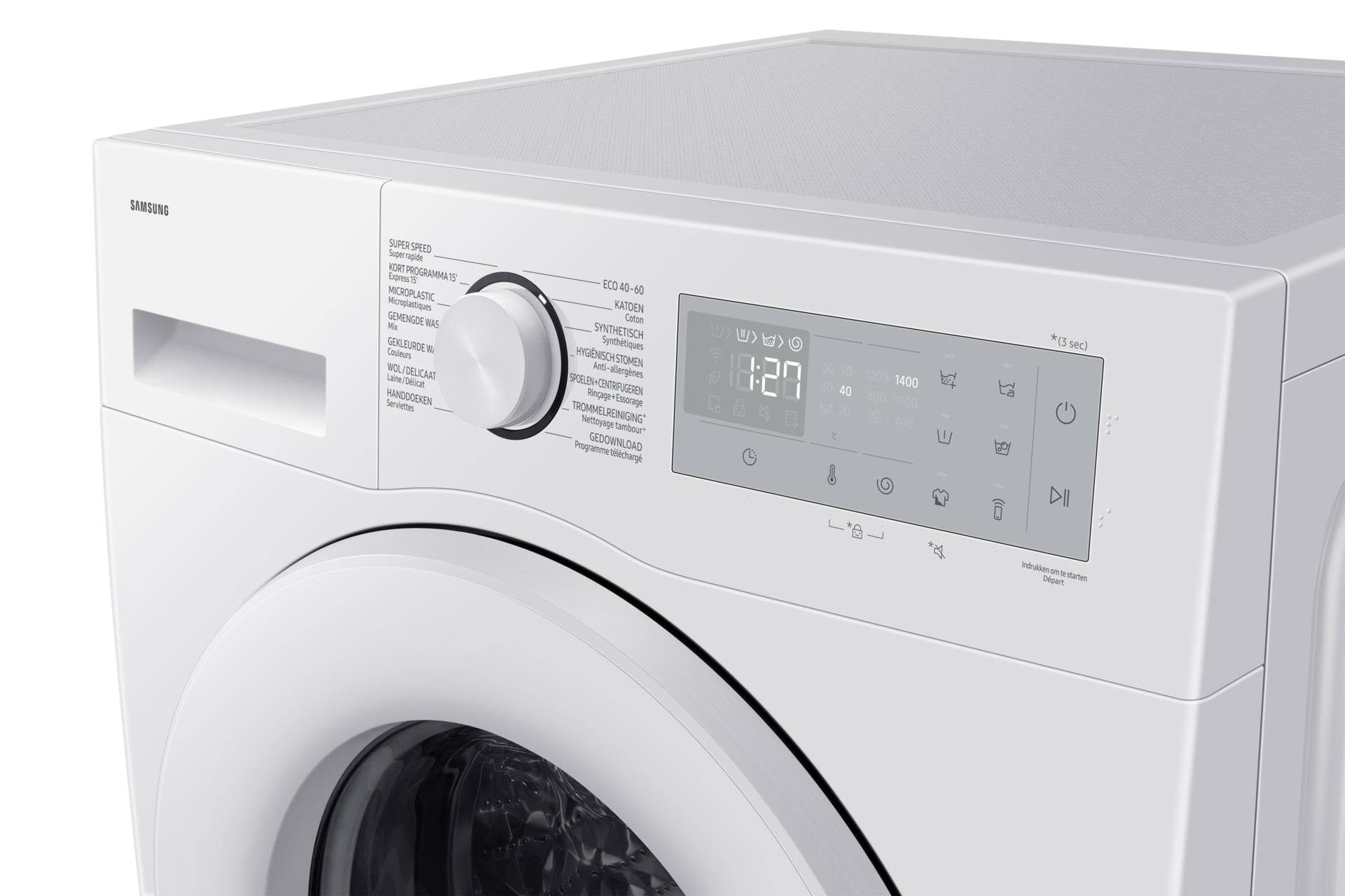 Samsung 10kg Wasmachine 5000-serie - AI Ecobubble™ WW1UFG5U34TH - EWO5306 - Afbeelding 8