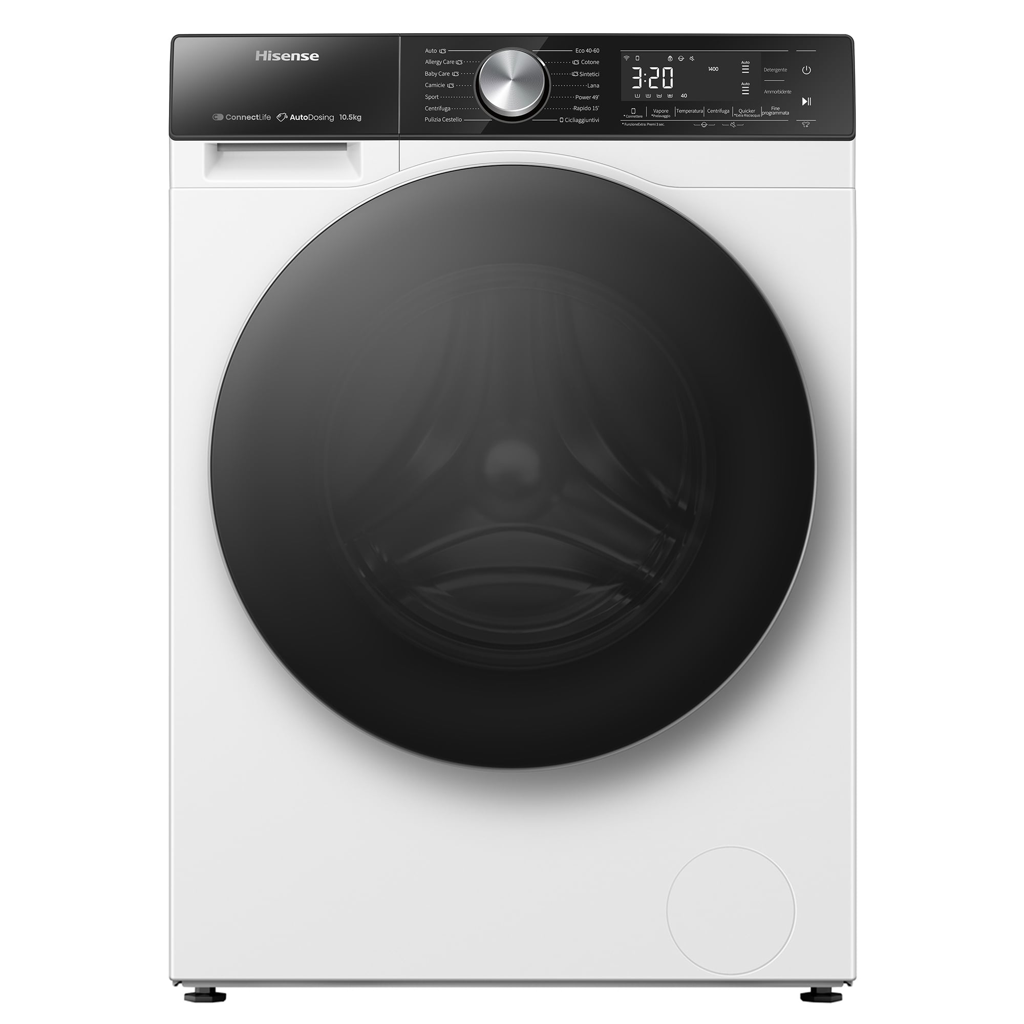 Hisense WF5S1045BW wasmachine Voorlader 10,5 kg 1400 RPM Wit DHZ5239 - Afbeelding 18