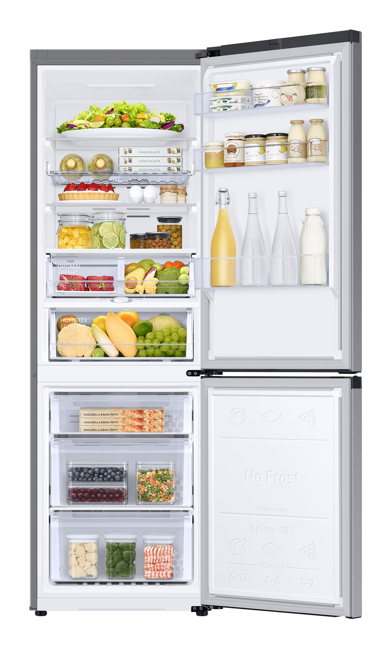 Samsung RB34C675DSA koel/vries combinaite Roestvrijstaal - EWO5269 - Afbeelding 10