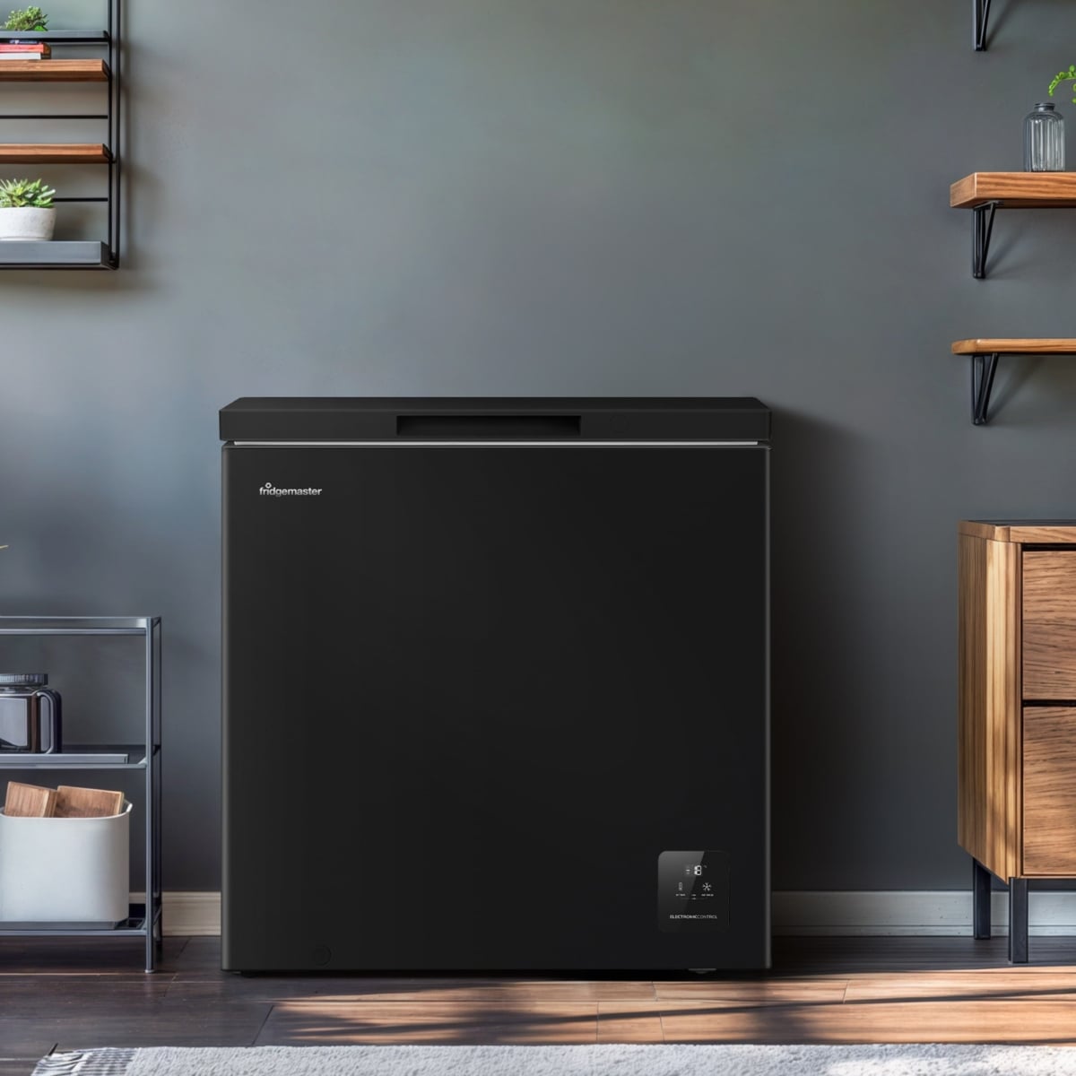 Fridgemaster MCF200EB diepvriezer Diepvrieskist Vrijstaand 198 l Zwart DHZ5331 - Afbeelding 3