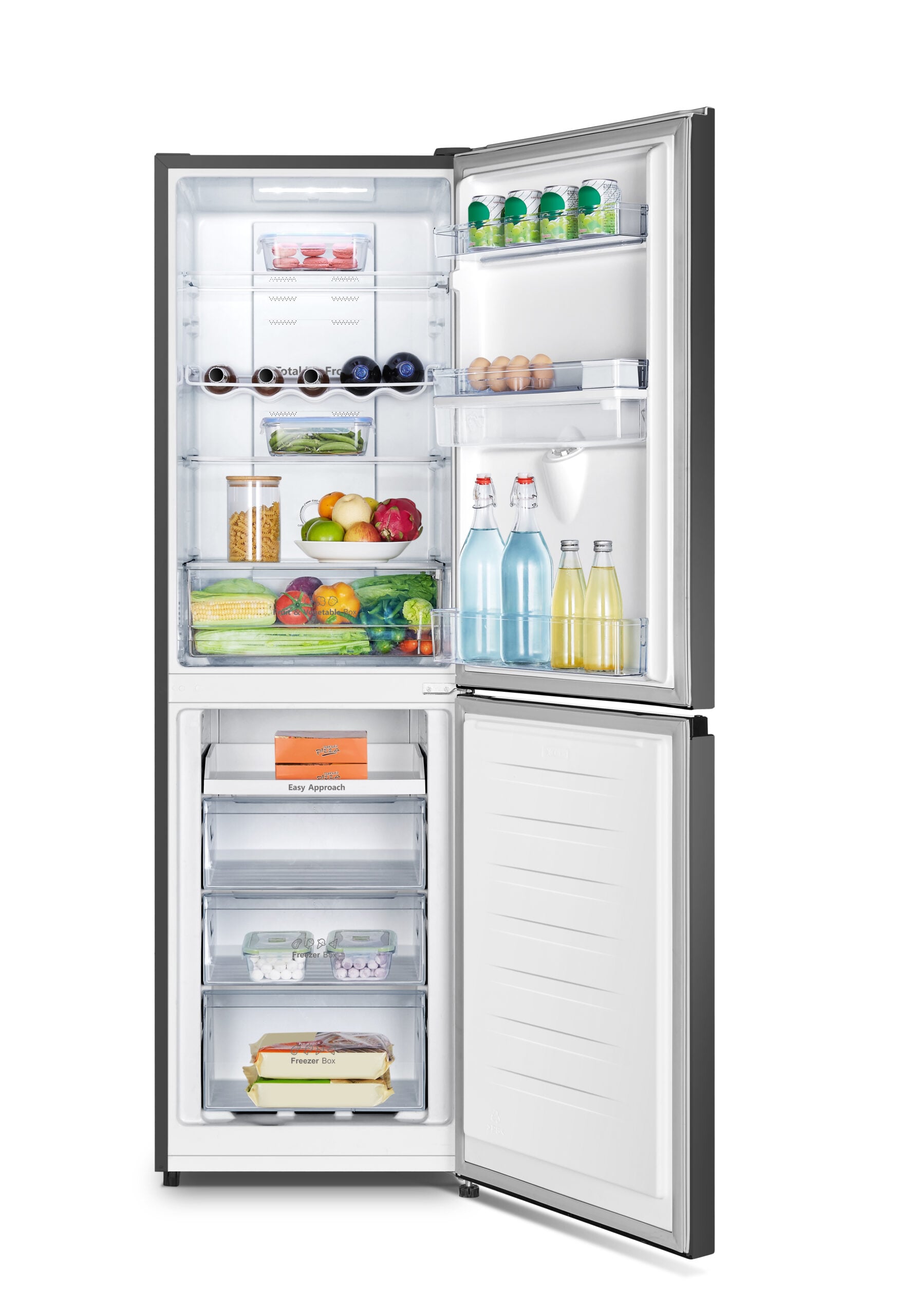 Hisense RB327N4WBE koel-vriescombinatie Vrijstaand 256 l Zwart EWO5010 - Afbeelding 4