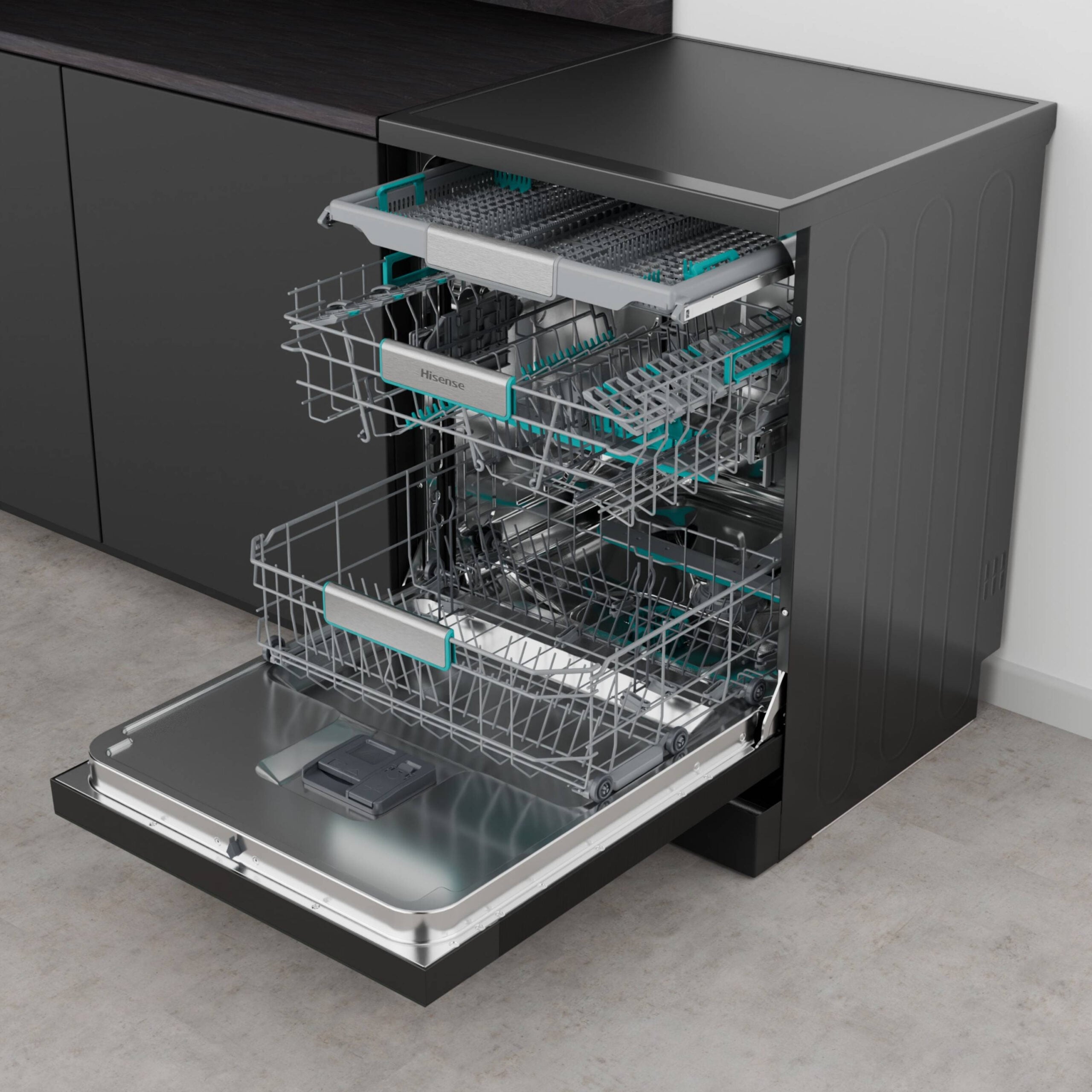 Hisense HS673A90BXUK vaatwasser Vrijstaand 16 couverts EWO5150 - Afbeelding 8