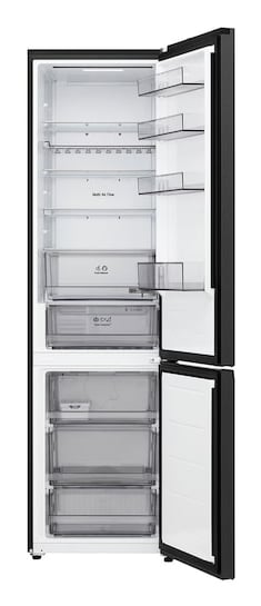 LG GBBS322AEV koel-vriescombinatie Vrijstaand 375 l Zwart - Afbeelding 3