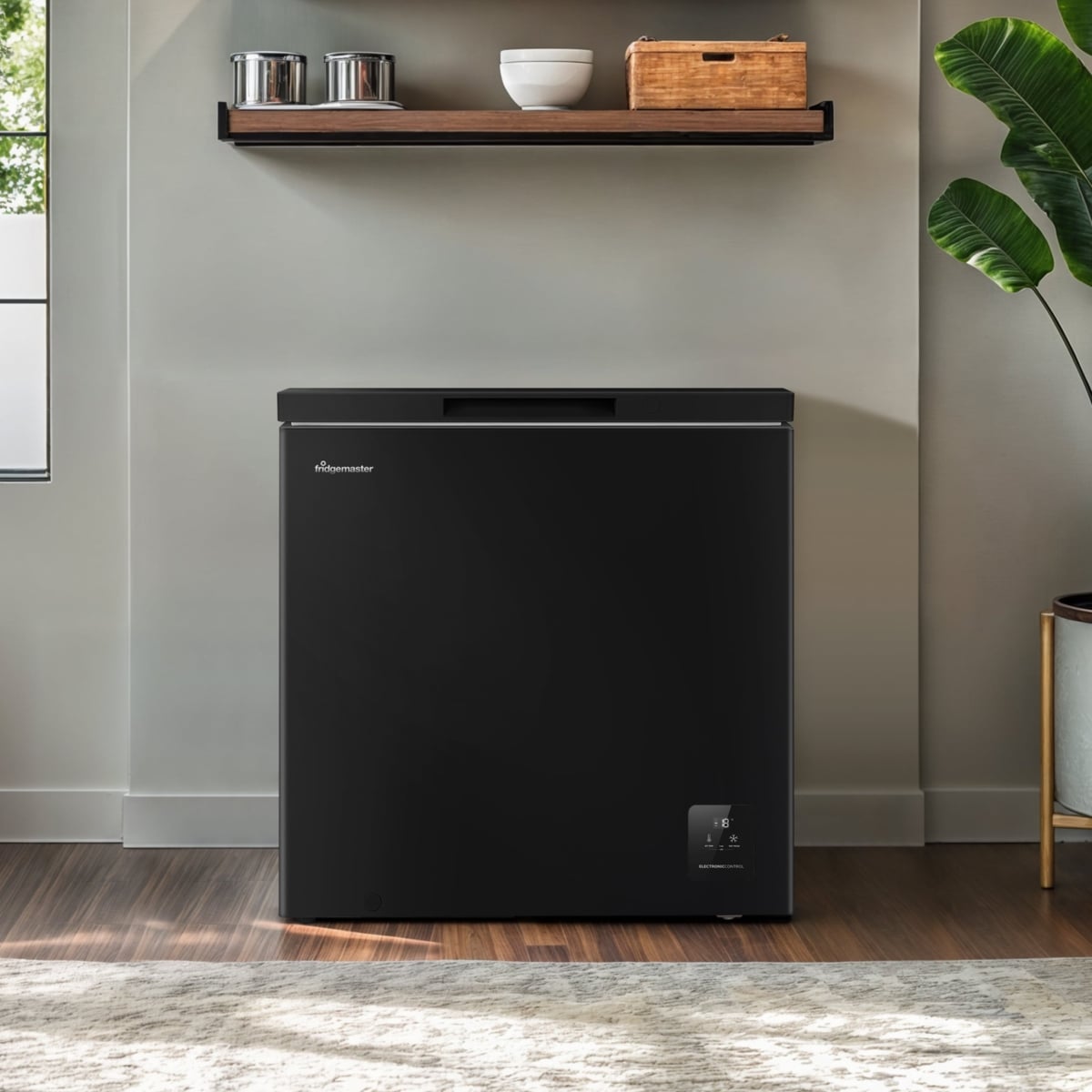 Fridgemaster MCF200EB diepvriezer Diepvrieskist Vrijstaand 198 l Zwart DHZ5331 - Afbeelding 2