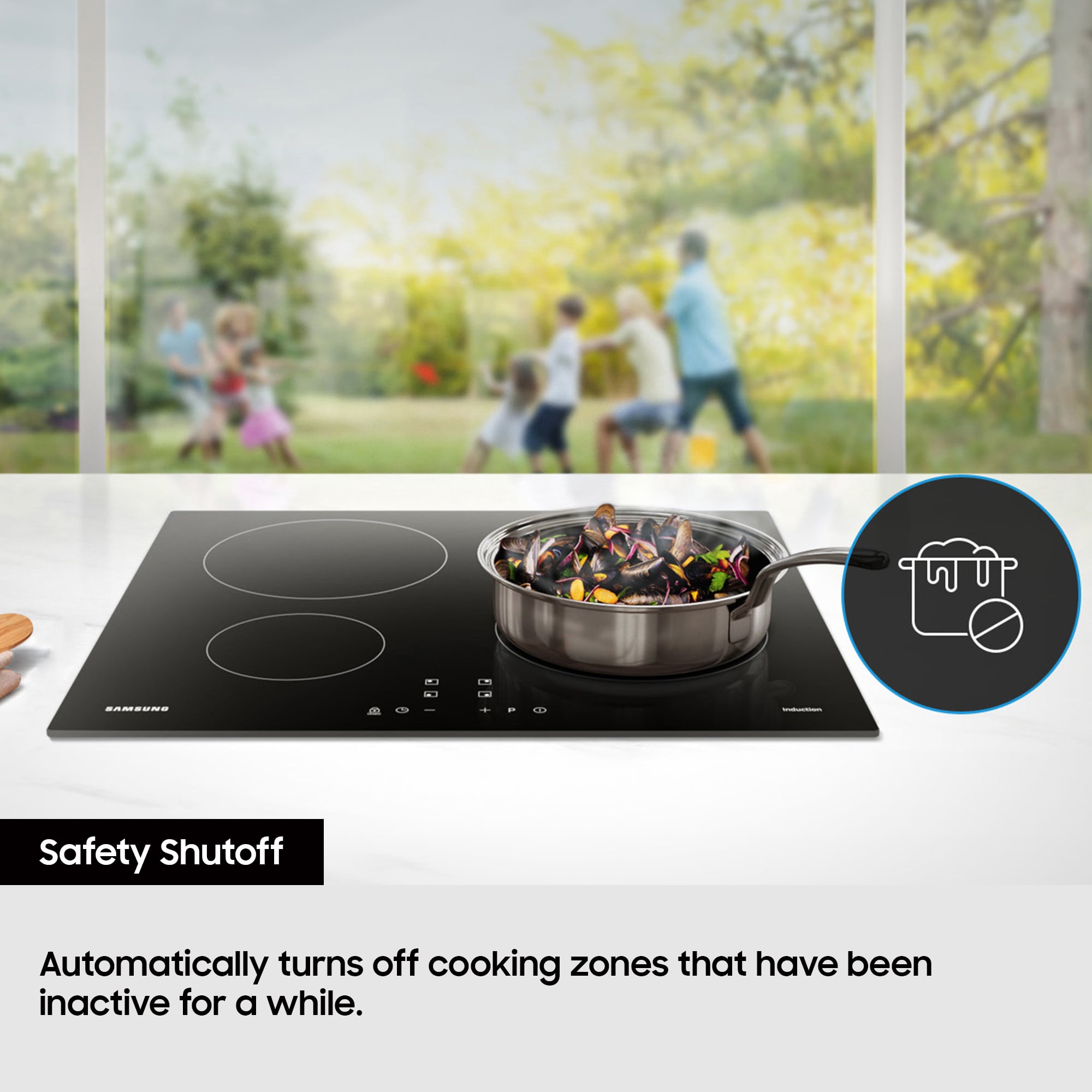 Samsung NZ64B4016FK Zwart Ingebouwd 60 cm Inductiekookplaat zones 4 zone(s) - Afbeelding 7