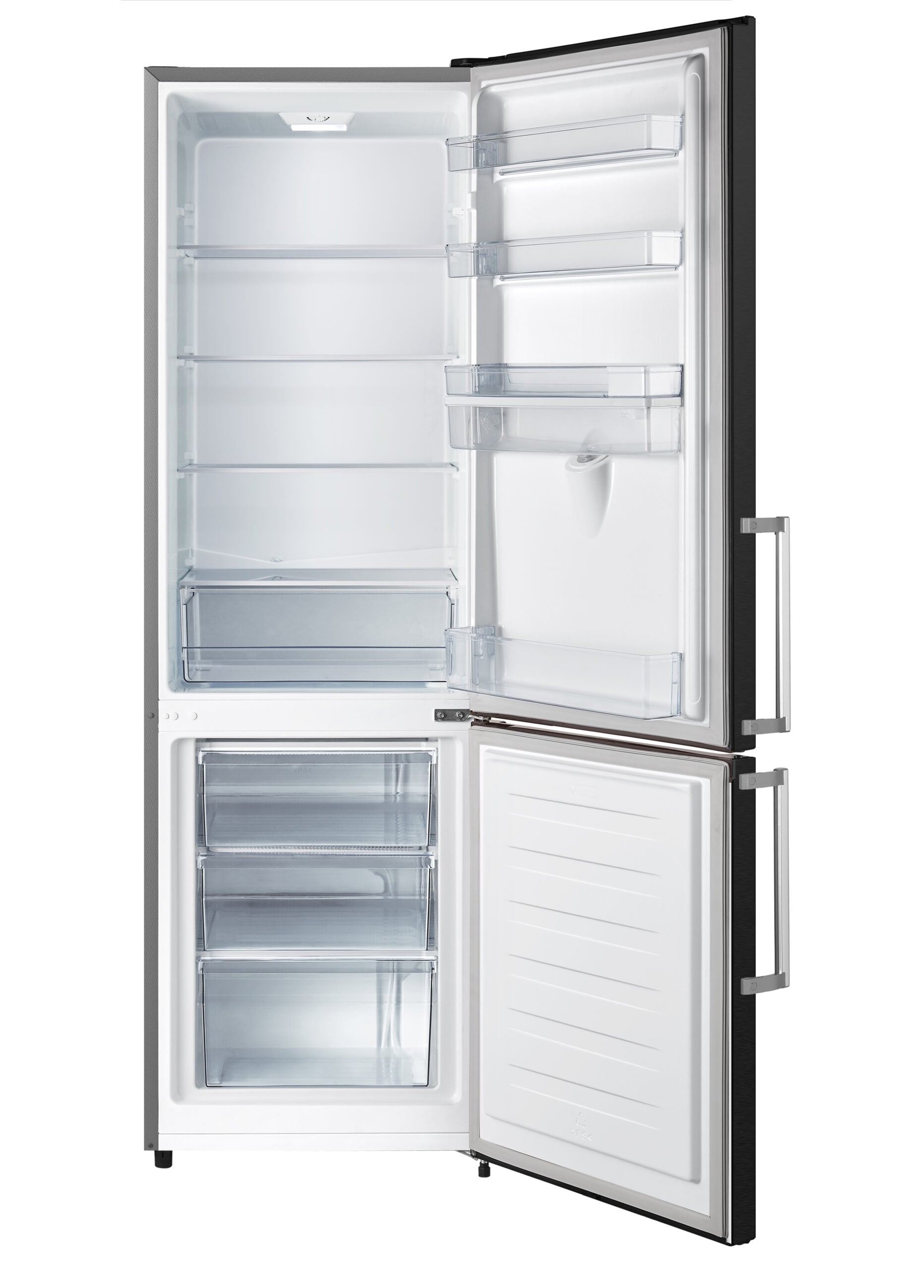 Fridgemaster MC55265DEB koel-vriescombinatie Vrijstaand 268 l Zwart DHZ5324 - Afbeelding 3