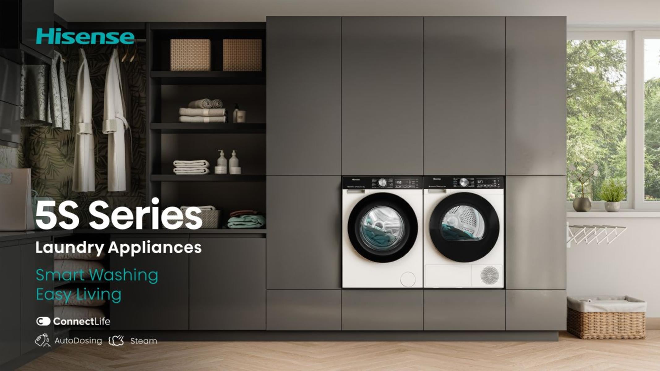 Hisense DH5S102BB wasdroger Vrijstaand Voorlader 10 kg Zwart EWO4997 - Afbeelding 10