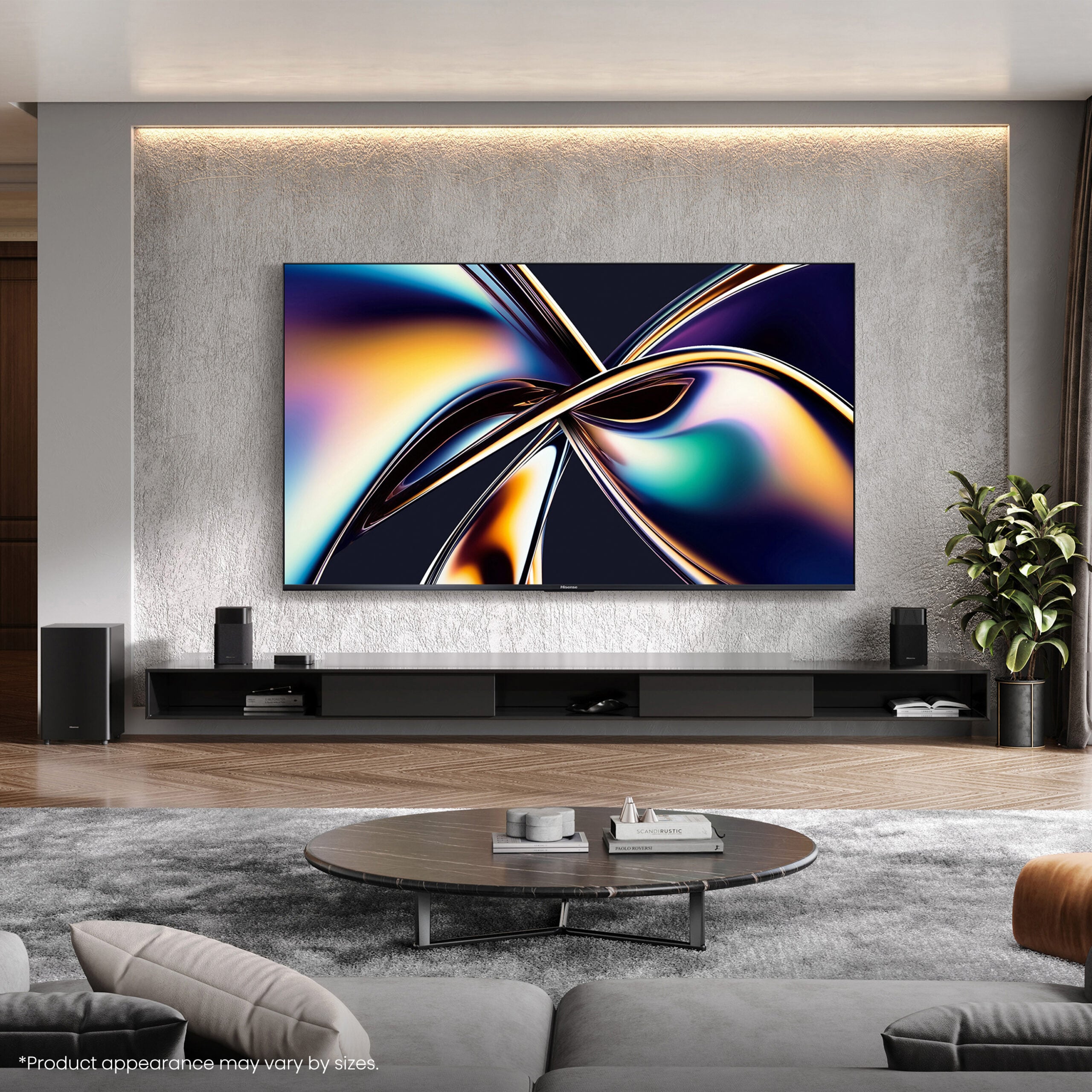 Hisense 55U8QTUK tv 139,7 cm (55") 4K Ultra HD Smart TV Wifi Zwart, Grijs 700 cd/m² EWO4962 - Afbeelding 6