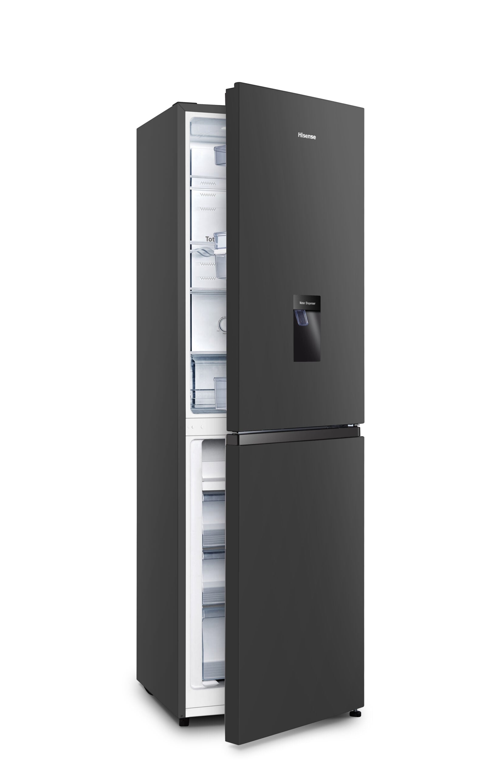 Hisense RB327N4WBE koel-vriescombinatie Vrijstaand 256 l Zwart EWO5010 - Afbeelding 6
