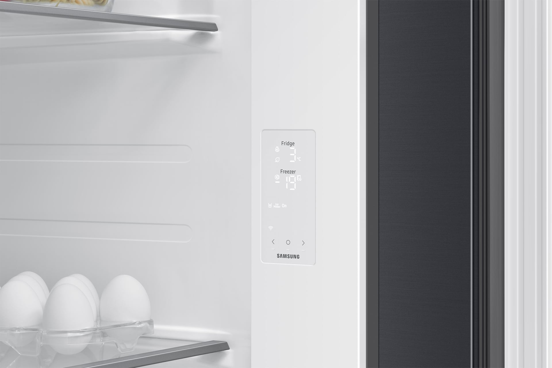 Samsung Amerikaanse koelkast 7-serie (634L) Zwart (mat) Wifi - RS70F66KBF - EWO5285 - Afbeelding 9