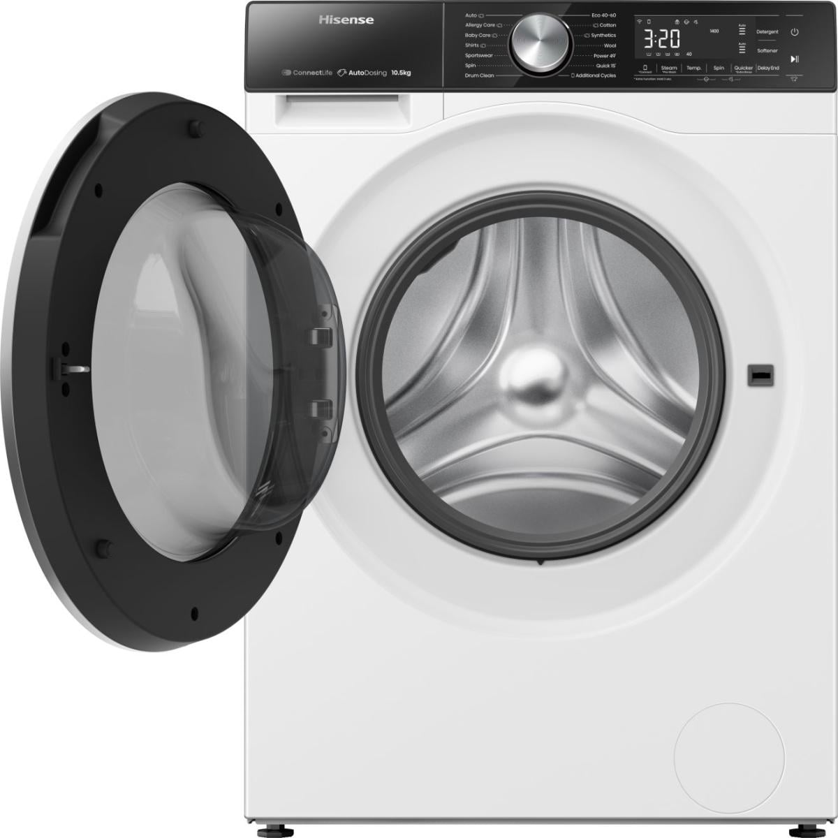 Hisense WF5S1045BW wasmachine Voorlader 10,5 kg 1400 RPM Wit DHZ5239 - Afbeelding 4
