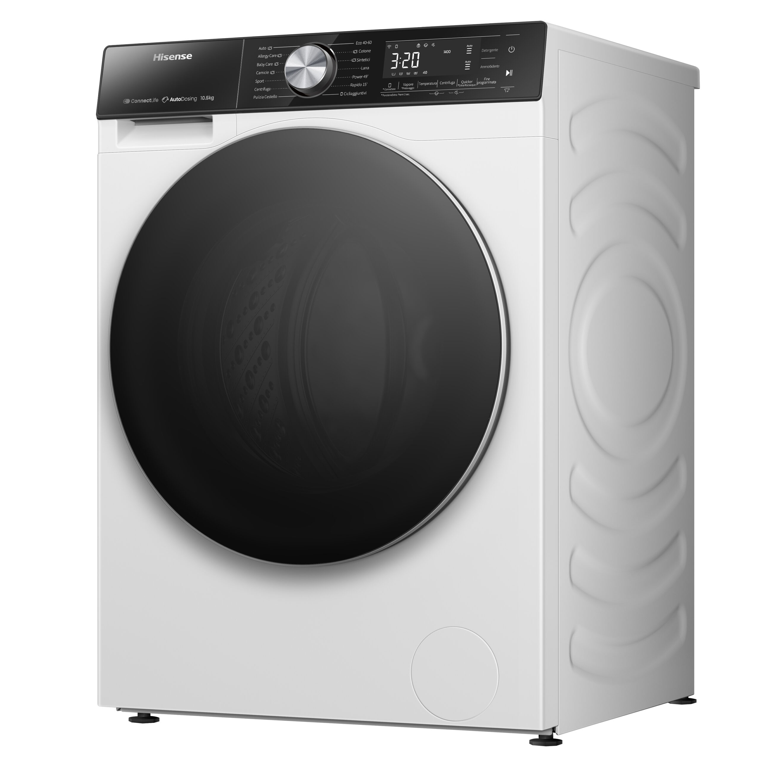 Hisense WF5S1045BW wasmachine Voorlader 10,5 kg 1400 RPM Wit DHZ5239 - Afbeelding 19