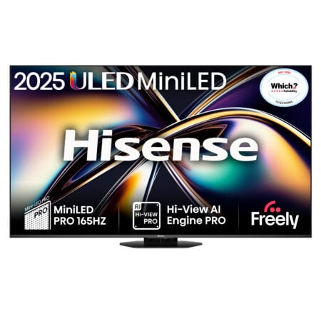 Hisense 55U8QTUK tv 139,7 cm (55") 4K Ultra HD Smart TV Wifi Zwart, Grijs 700 cd/m² EWO4962