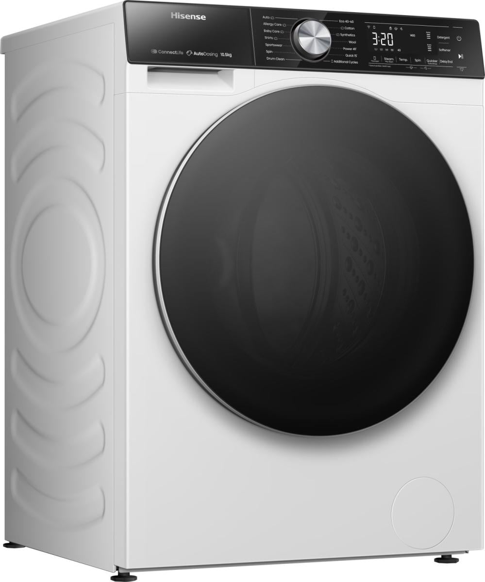 Hisense WF5S1045BW wasmachine Voorlader 10,5 kg 1400 RPM Wit DHZ5239 - Afbeelding 3