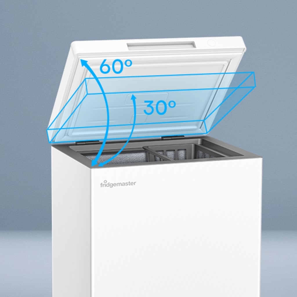 Fridgemaster MCF95E1 diepvriezer Diepvrieskist Vrijstaand 95 l Wit DHZ5334 - Afbeelding 2