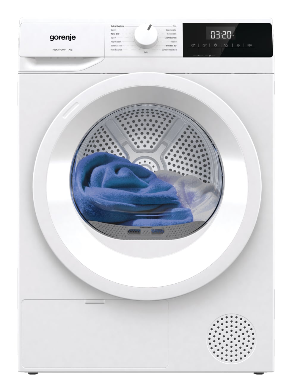 Gorenje G200 DHNE72 wasdroger Vrijstaand Voorlader 7 kg Wit DHZ5187