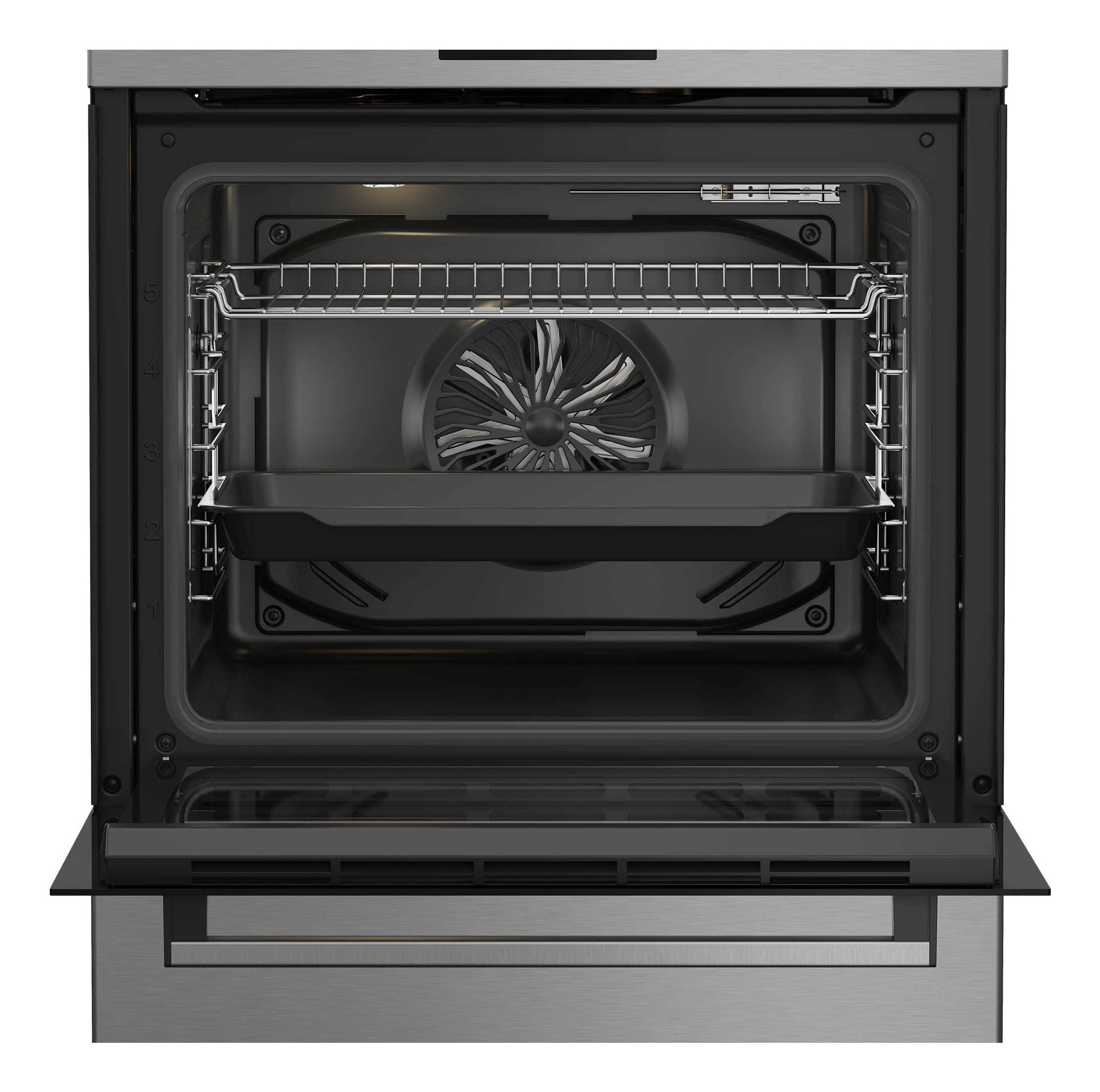 Beko FBE6133XS NL Vrijstaand fornuis Electrisch Gaskookplaat Zwart, Roestvrijstaal - Afbeelding 6