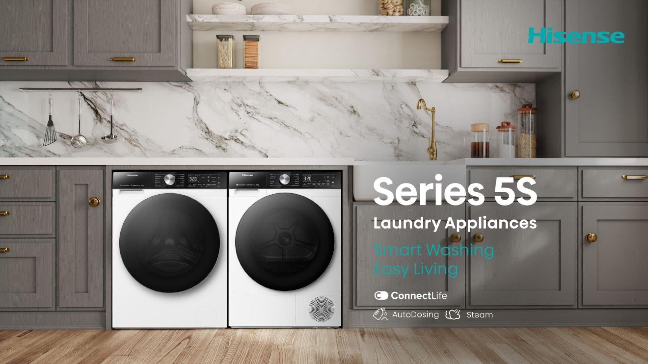 Hisense DH5S102BB wasdroger Vrijstaand Voorlader 10 kg Zwart EWO4997 - Afbeelding 9