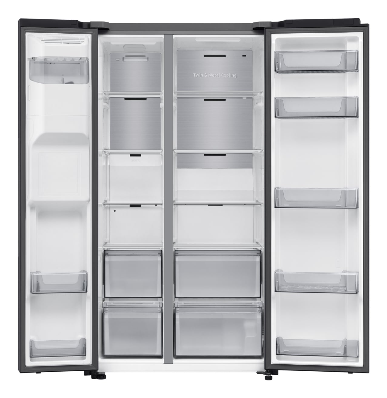 Samsung Amerikaanse koelkast 7-serie (634L) Zwart (mat) Wifi - RS70F66KBF - EWO5285 - Afbeelding 5