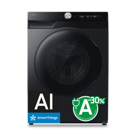 Samsung Series 9 WD10HG6U94BBU4  WD6400H 10/6 kg Nero Was-droogcombinatie Vrijstaand