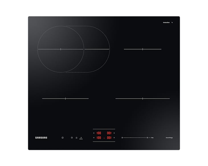 Samsung NZ64B4016FK Zwart Ingebouwd 60 cm Inductiekookplaat zones 4 zone(s)