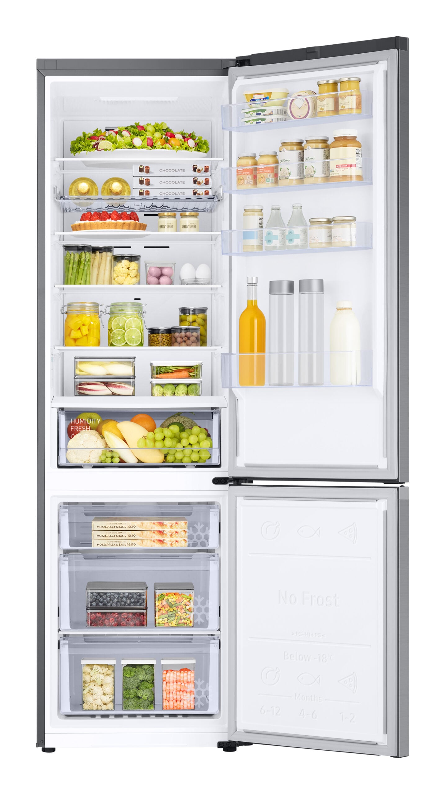 Samsung RB38C602CS9 koel-vriescombinatie Vrijstaand 390 l Roestvrijstaal - EWO5312 - Afbeelding 3