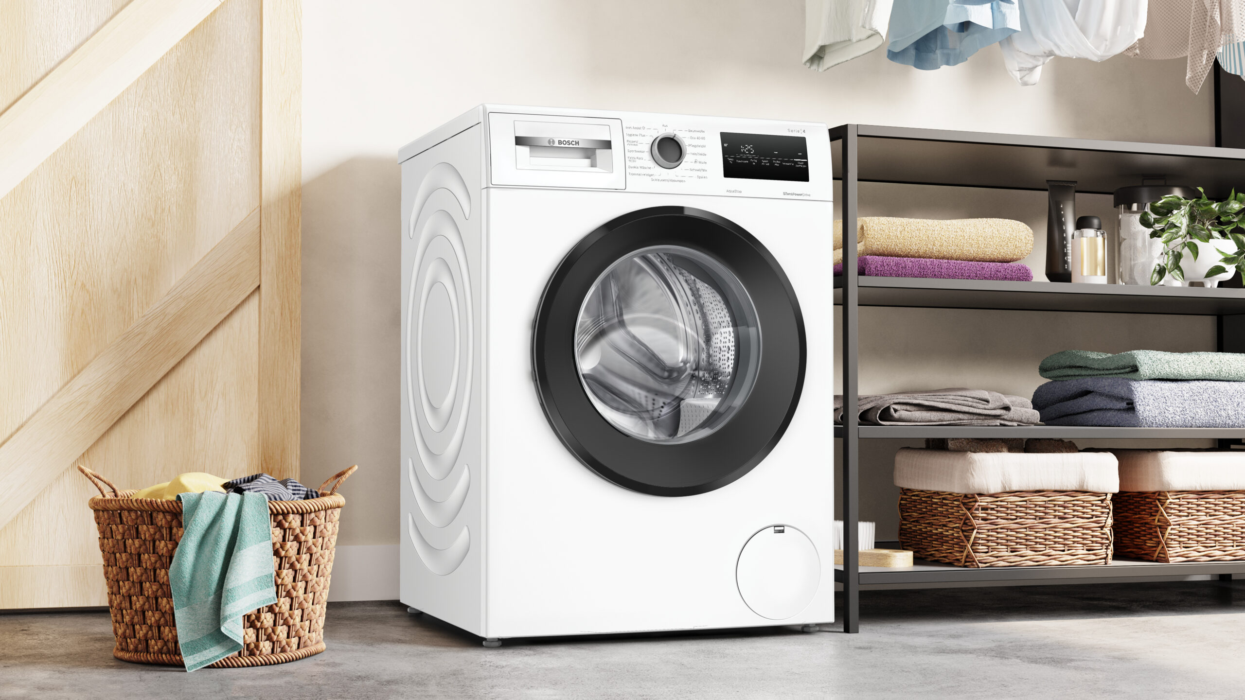 Bosch Serie 4 WAN282ECO6 wasmachine Voorlader 8 kg 1400 RPM Wit DHZ5237 - Afbeelding 6
