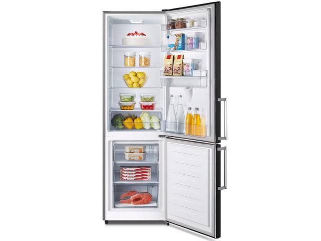 Fridgemaster MC55251DEB koel-vriescombinatie Vrijstaand 256 l Zwart EWO5005-NP - Afbeelding 2