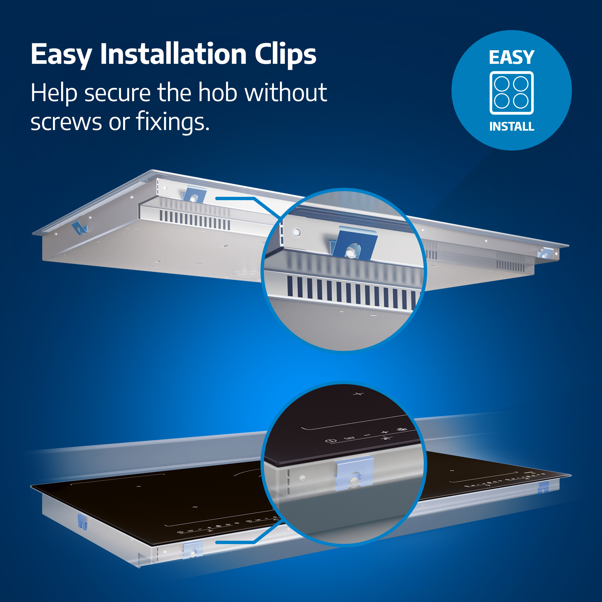 Beko HIXI84700UP kookplaat Zwart Ingebouwd 80 cm Inductiekookplaat zones 4 zone(s) Inbouw afzuigkap DHZBEKO283 - Afbeelding 11