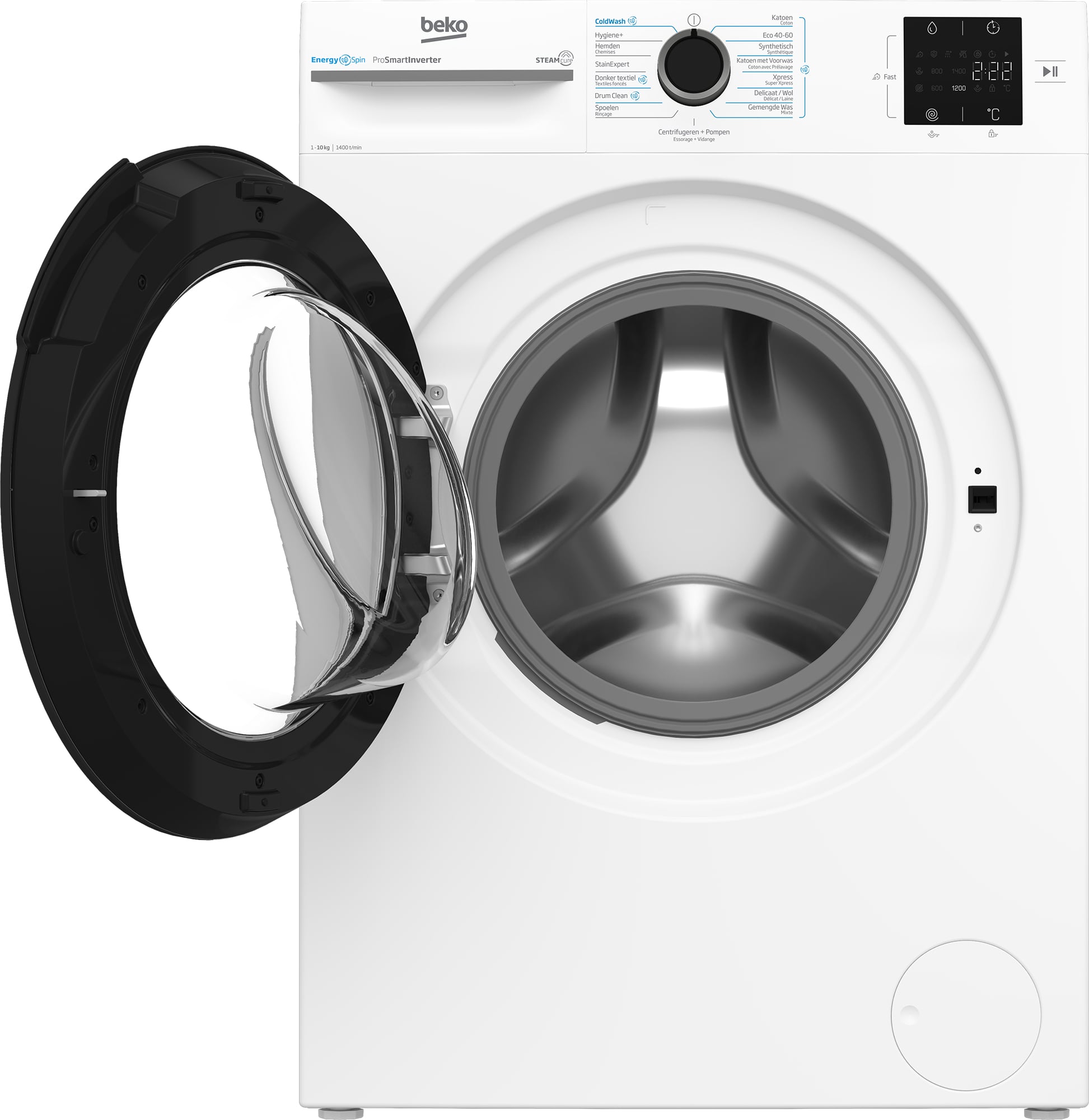 Beko b300 BM3WFT31041W wasmachine Voorlader 10 kg 1400 RPM Wit DHZBEKO183 - Afbeelding 3