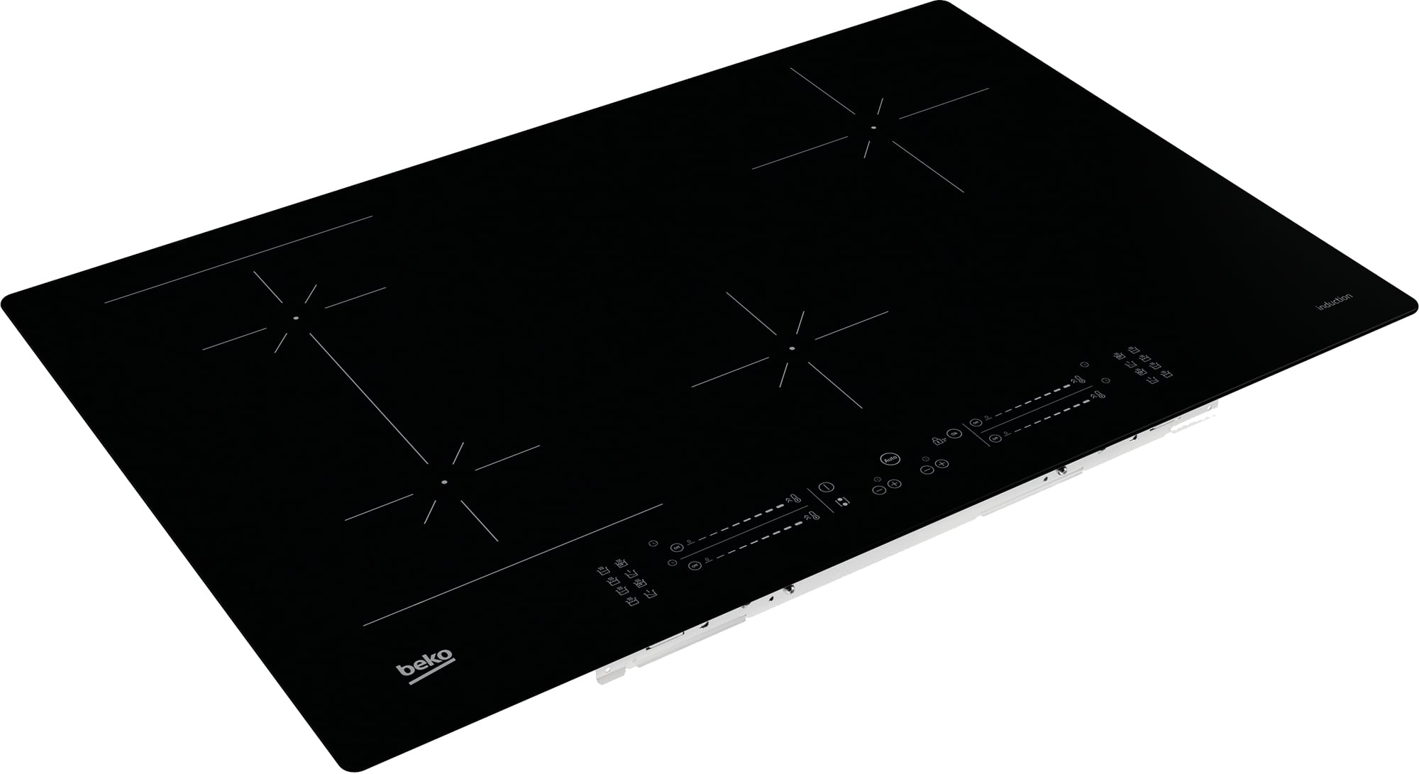 Beko HII84540IFT kookplaat Zwart Ingebouwd 80 cm Inductiekookplaat zones 4 zone(s) DHZBEKO274 - Afbeelding 2