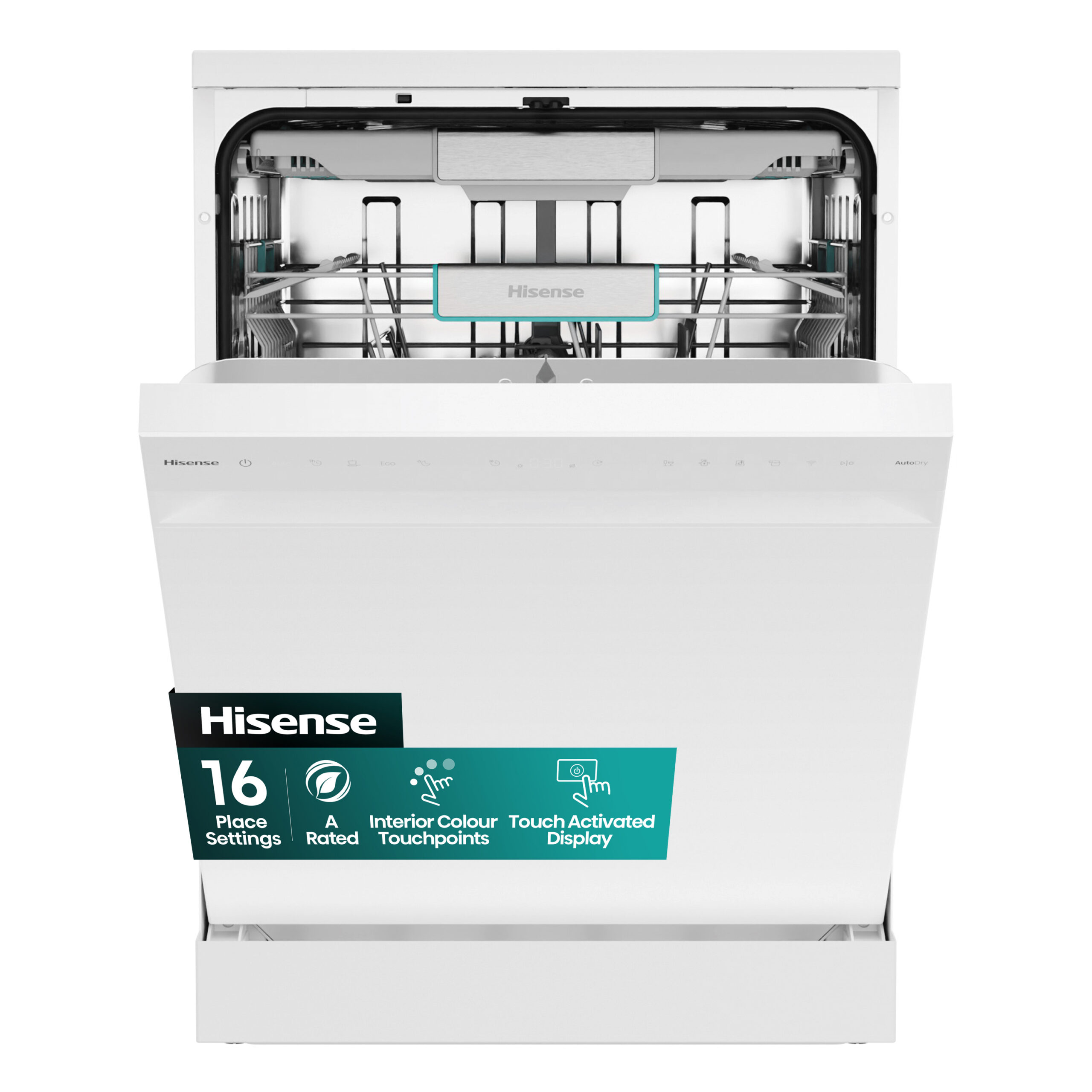 Hisense HS673A90WUK vaatwasser Vrijstaand 16 couverts - EWO5382-NP